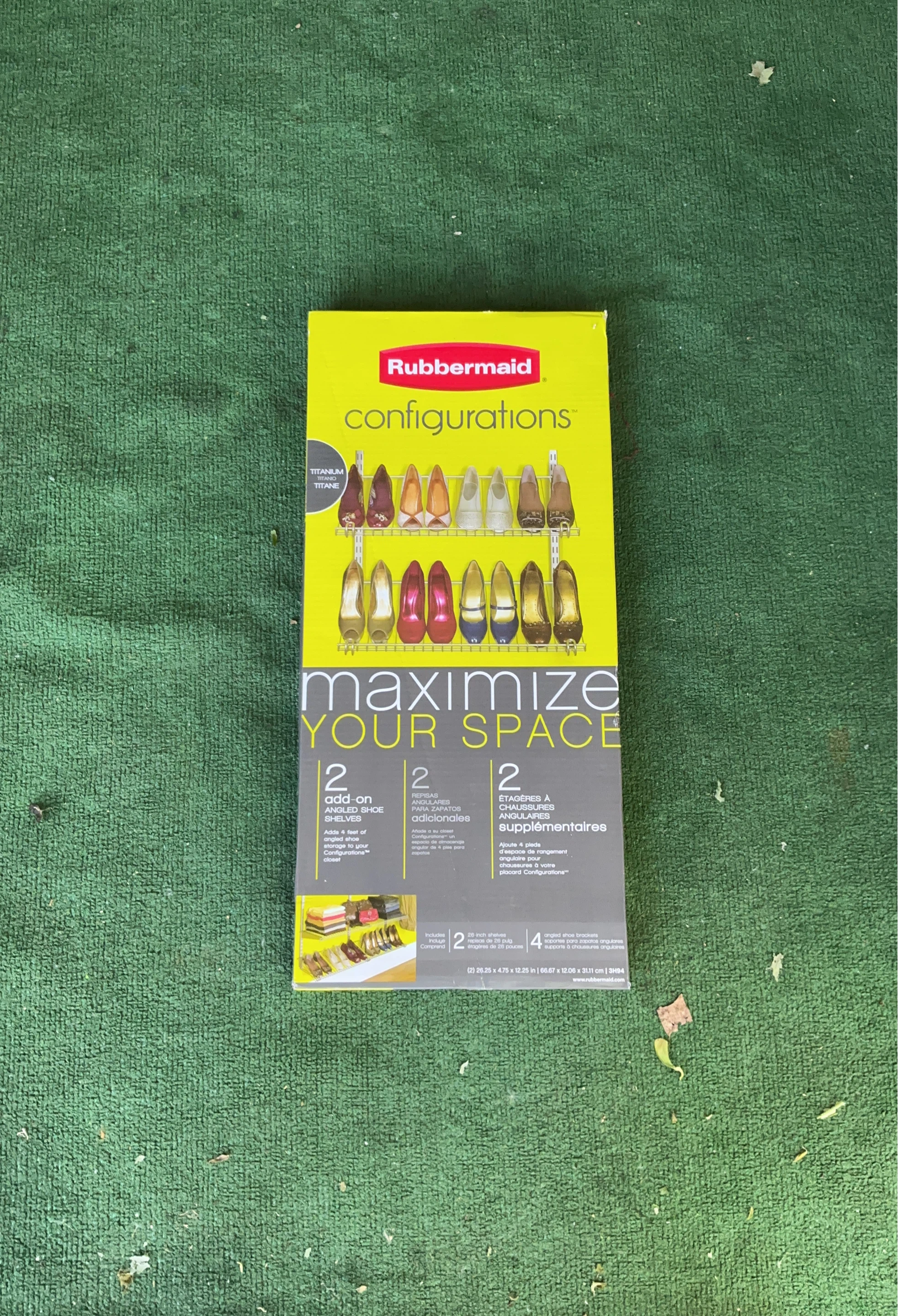Rubbermaid Configurations Shoe Shelving Kit