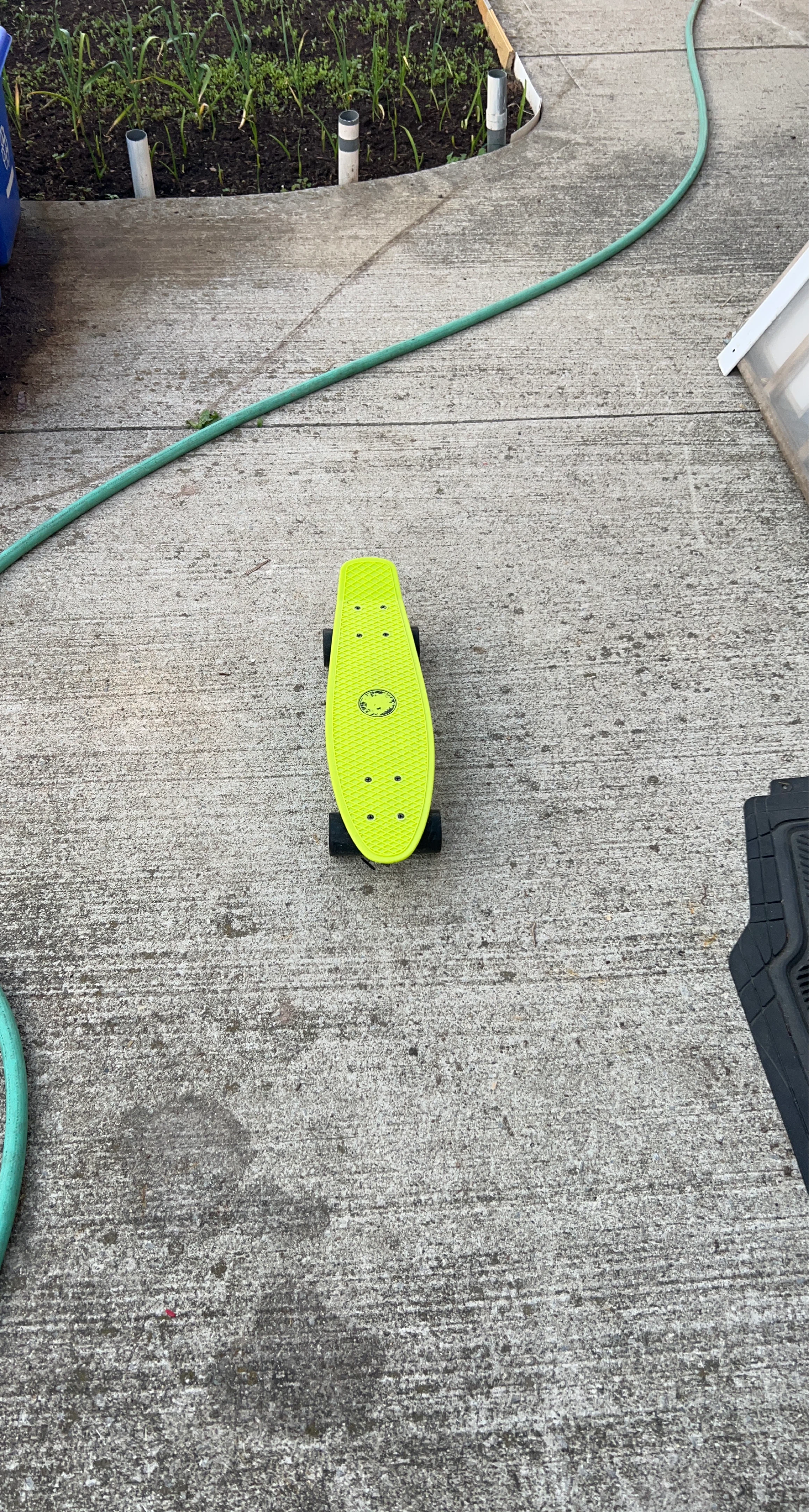 Bright Yellow Penny Board Style Skateboard