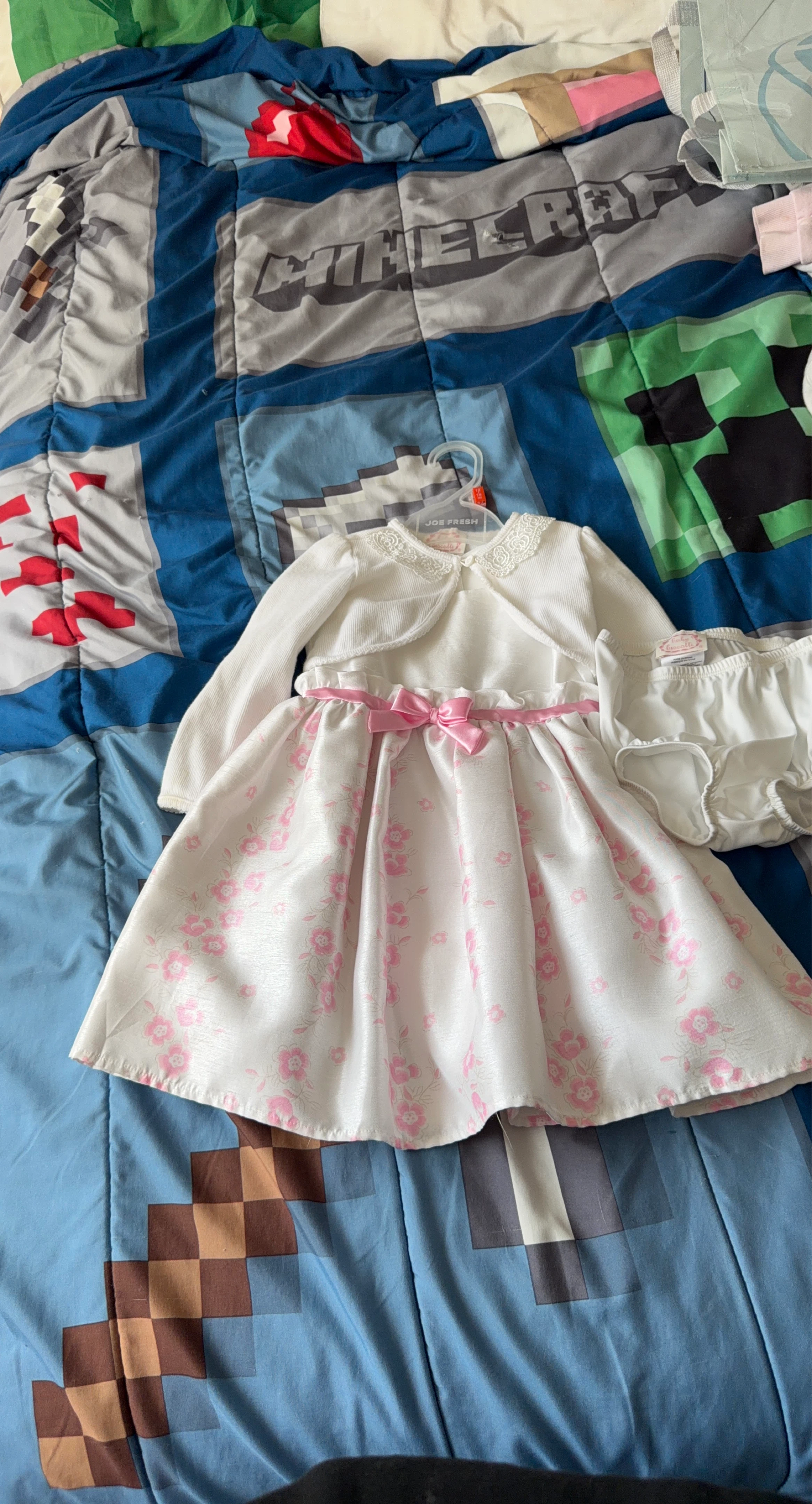 Baby Biscolli Baby Dress and Bloomer Set Size 24 months