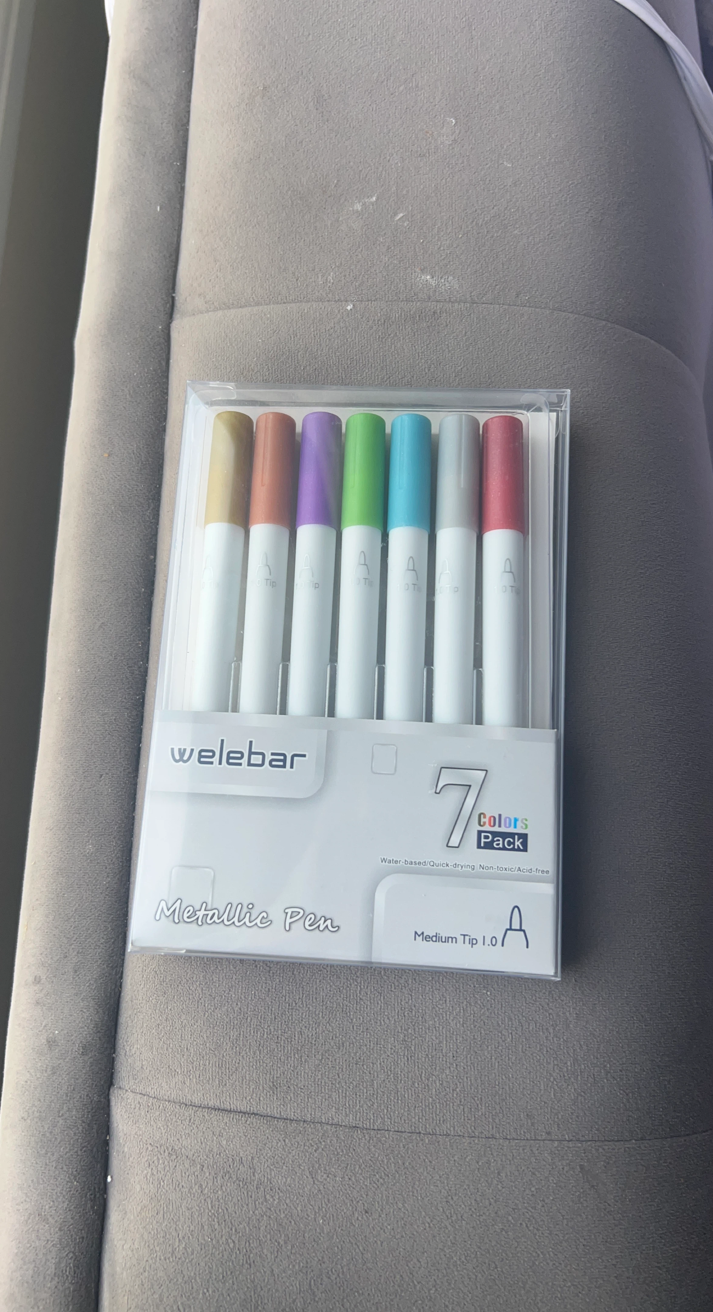 Welebar Metallic Pens - 7 Colour Pack