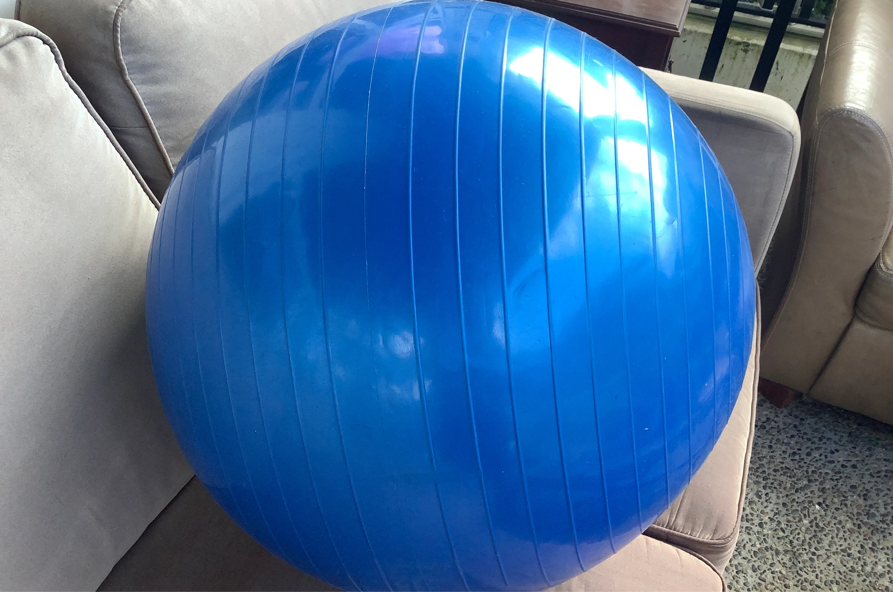 Blue Exercise Ball