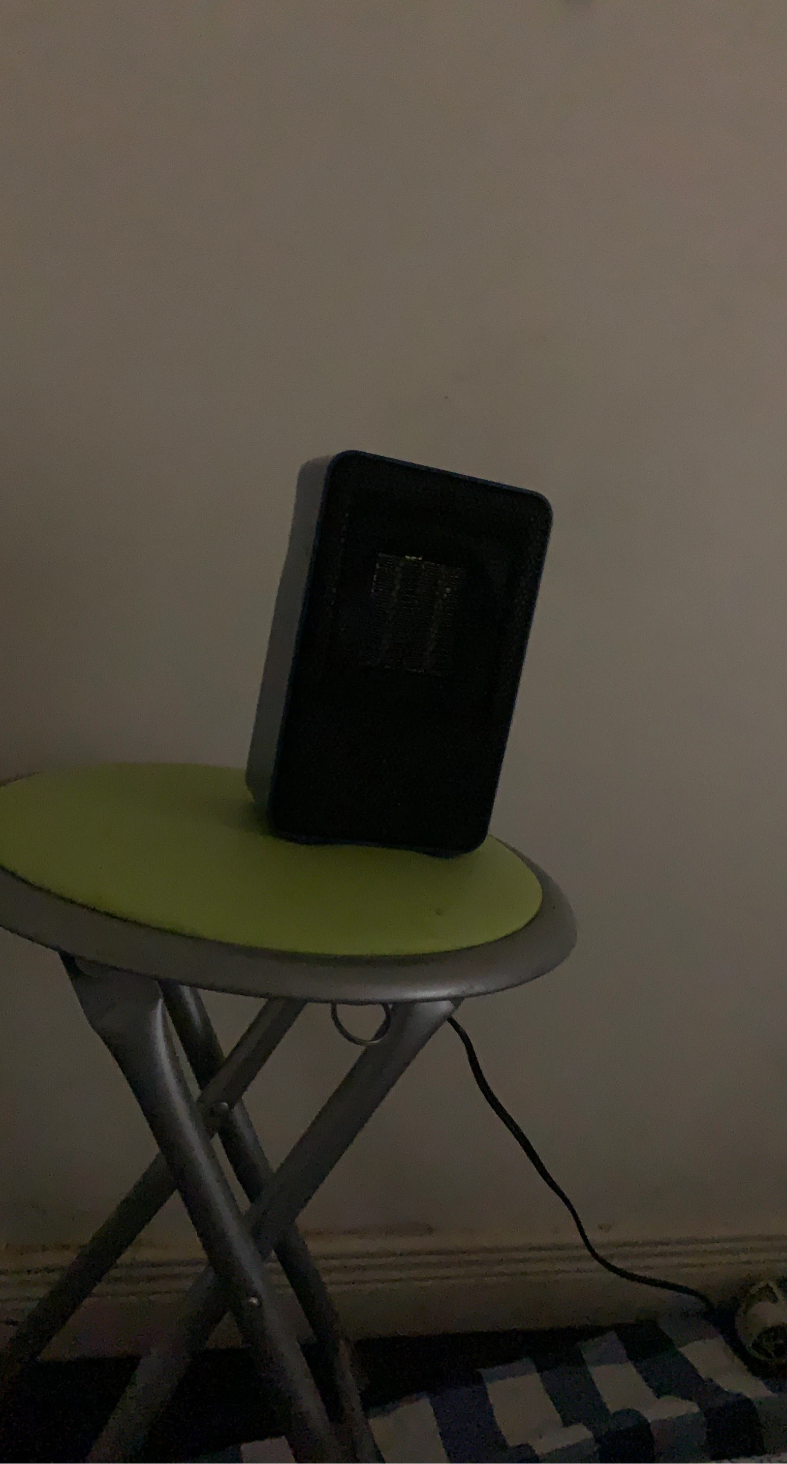 Black Portable Space Heater