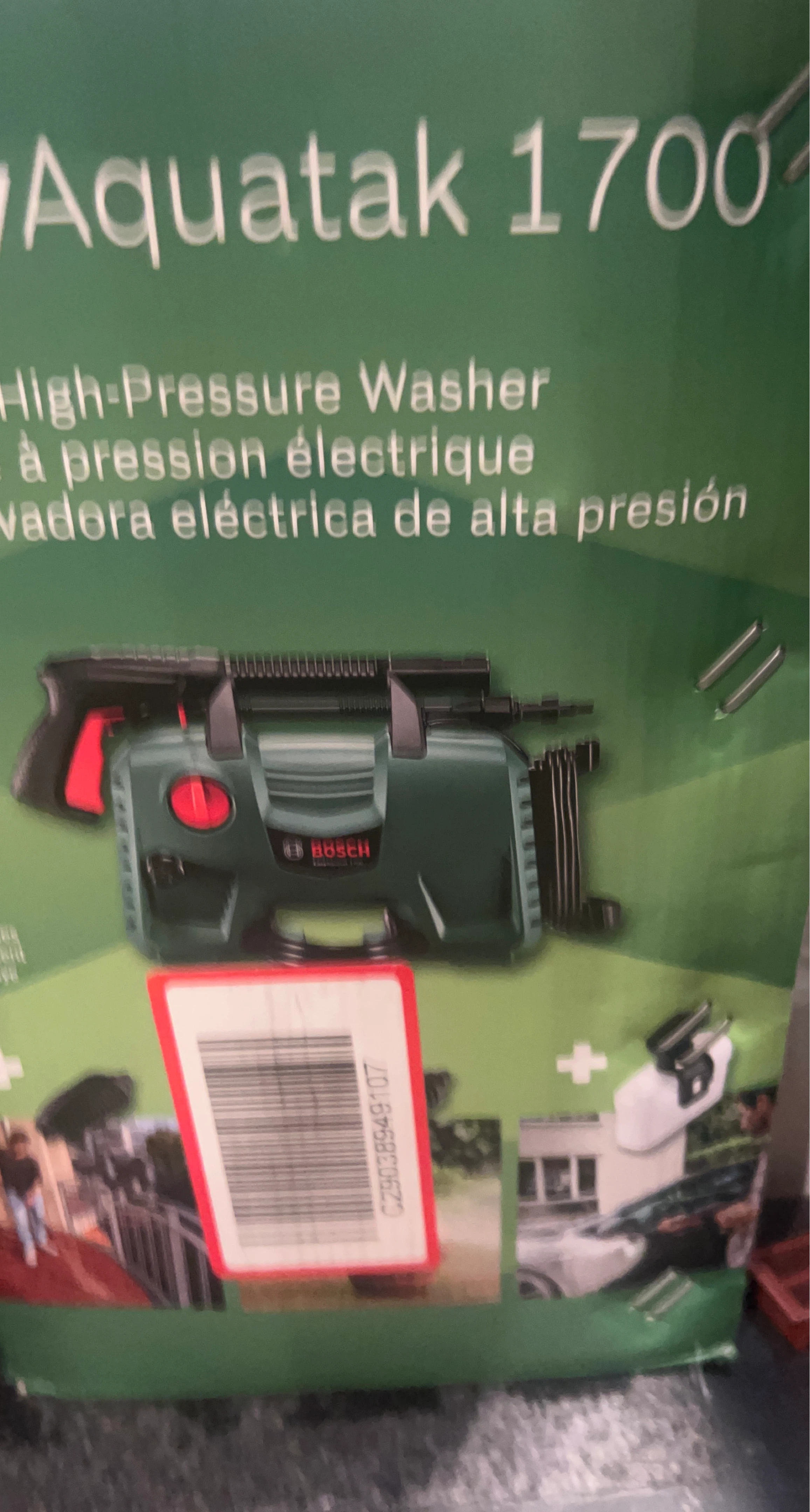 Bosch Aquatak 1700 High-Pressure Washer