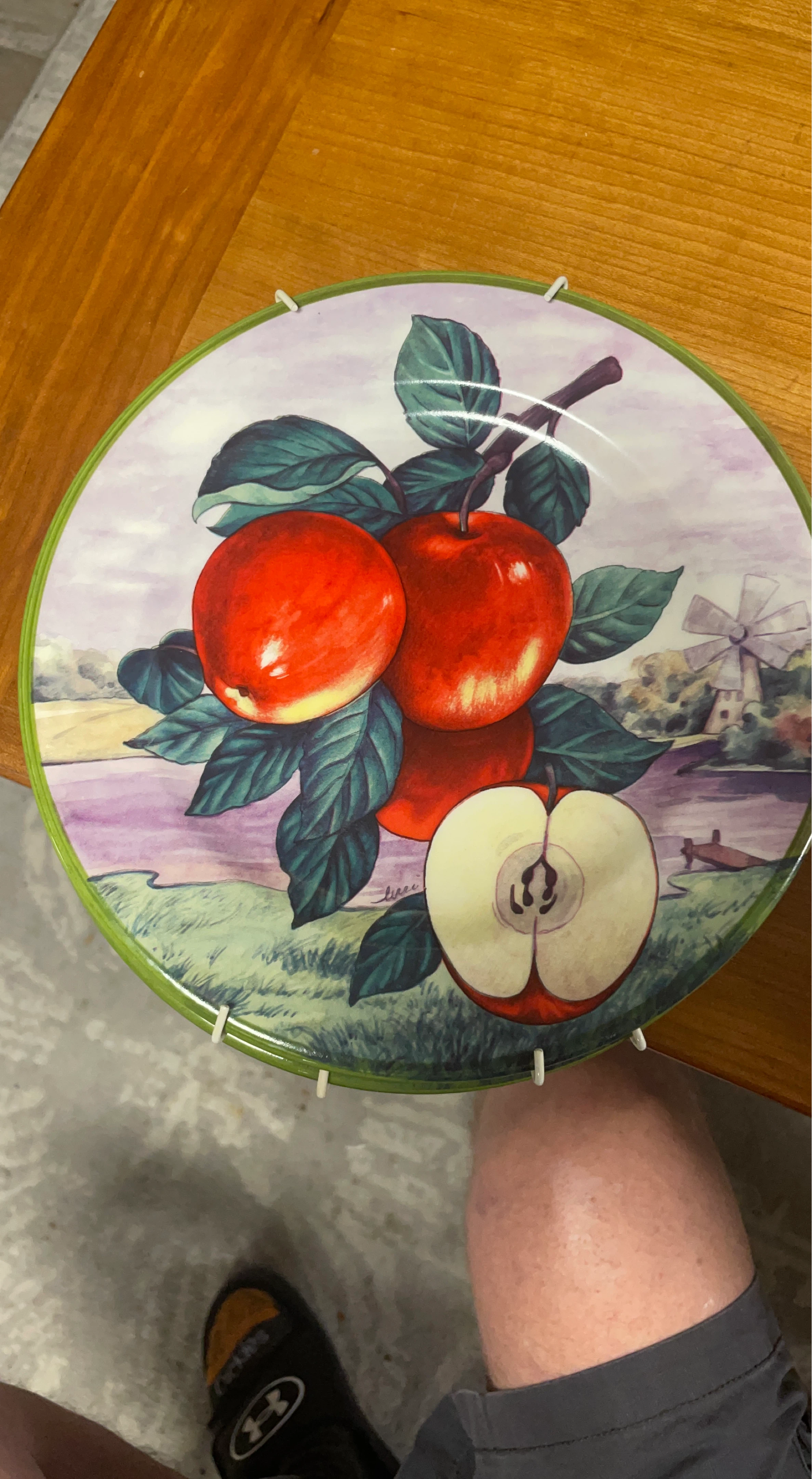 Decorative Apple Plate