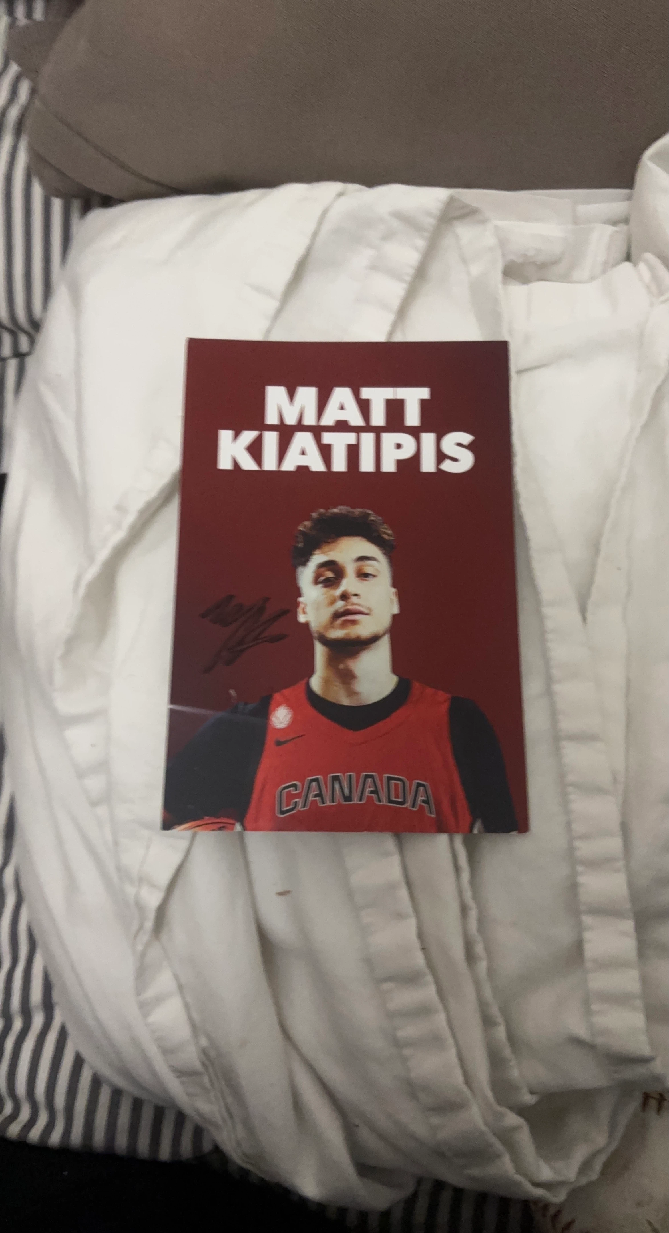 Matt Tiatpis Autographed Photo