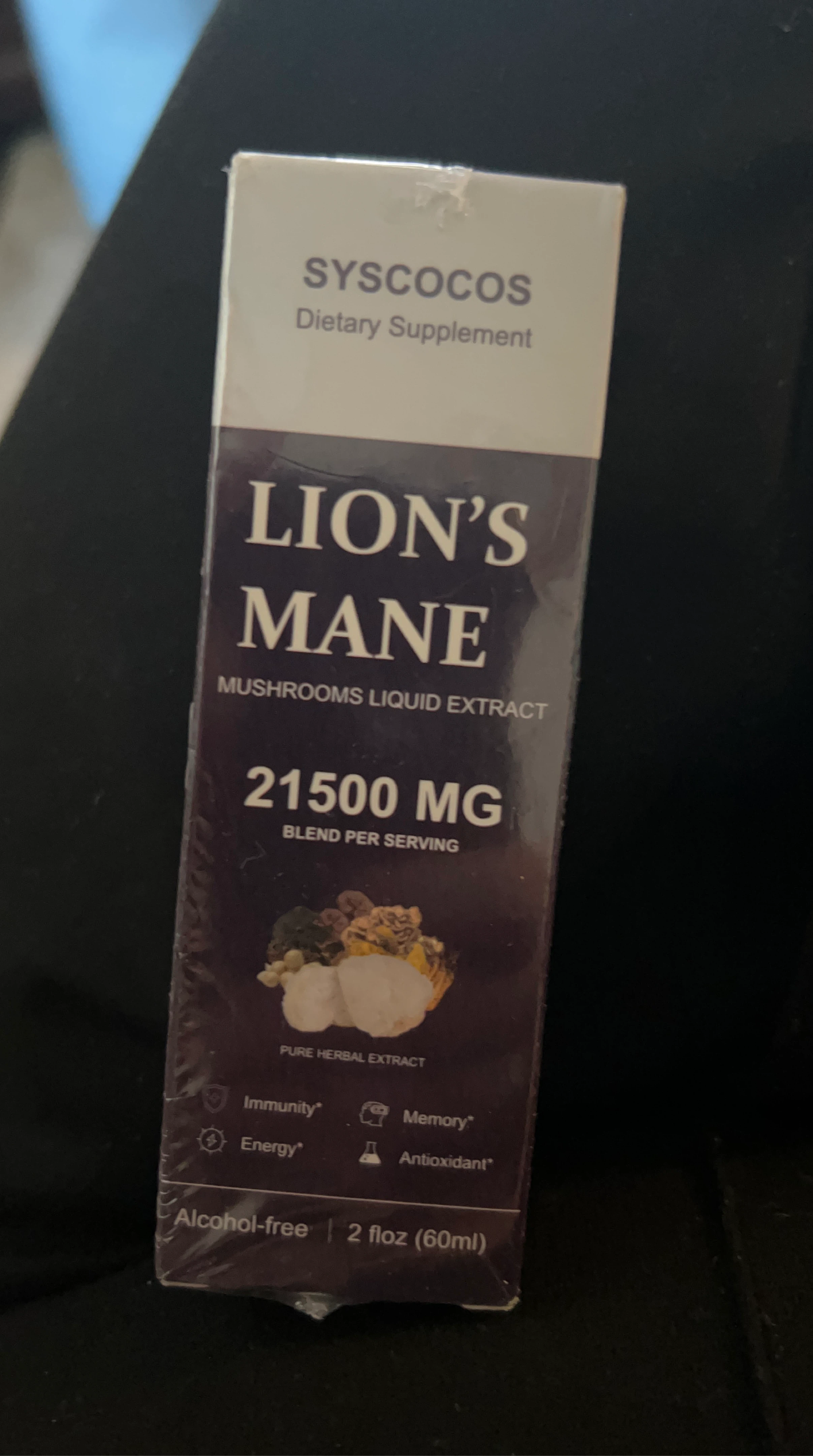 SYSCOCOS Lion's Mane Mushrooms Liquid Extract 21500 MG