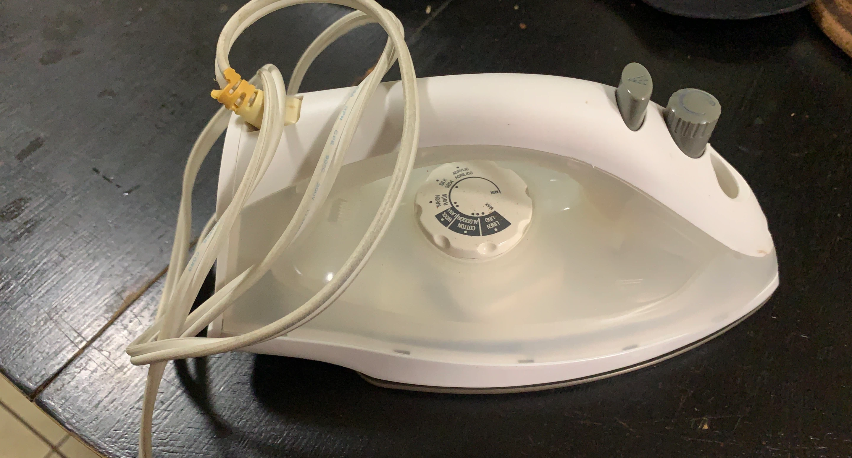 White Steam Iron