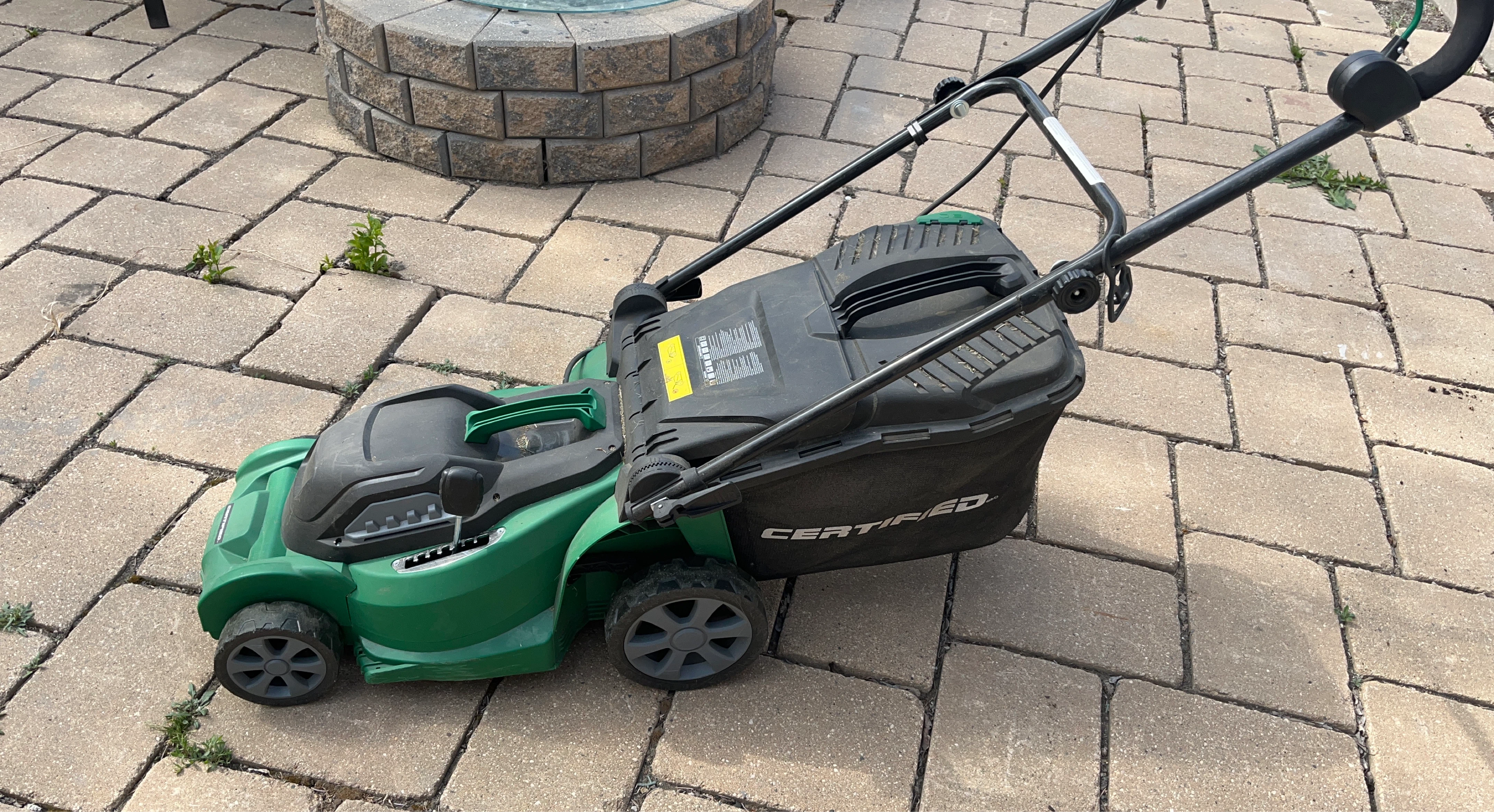 Certified Electric Lawn Mower - Green