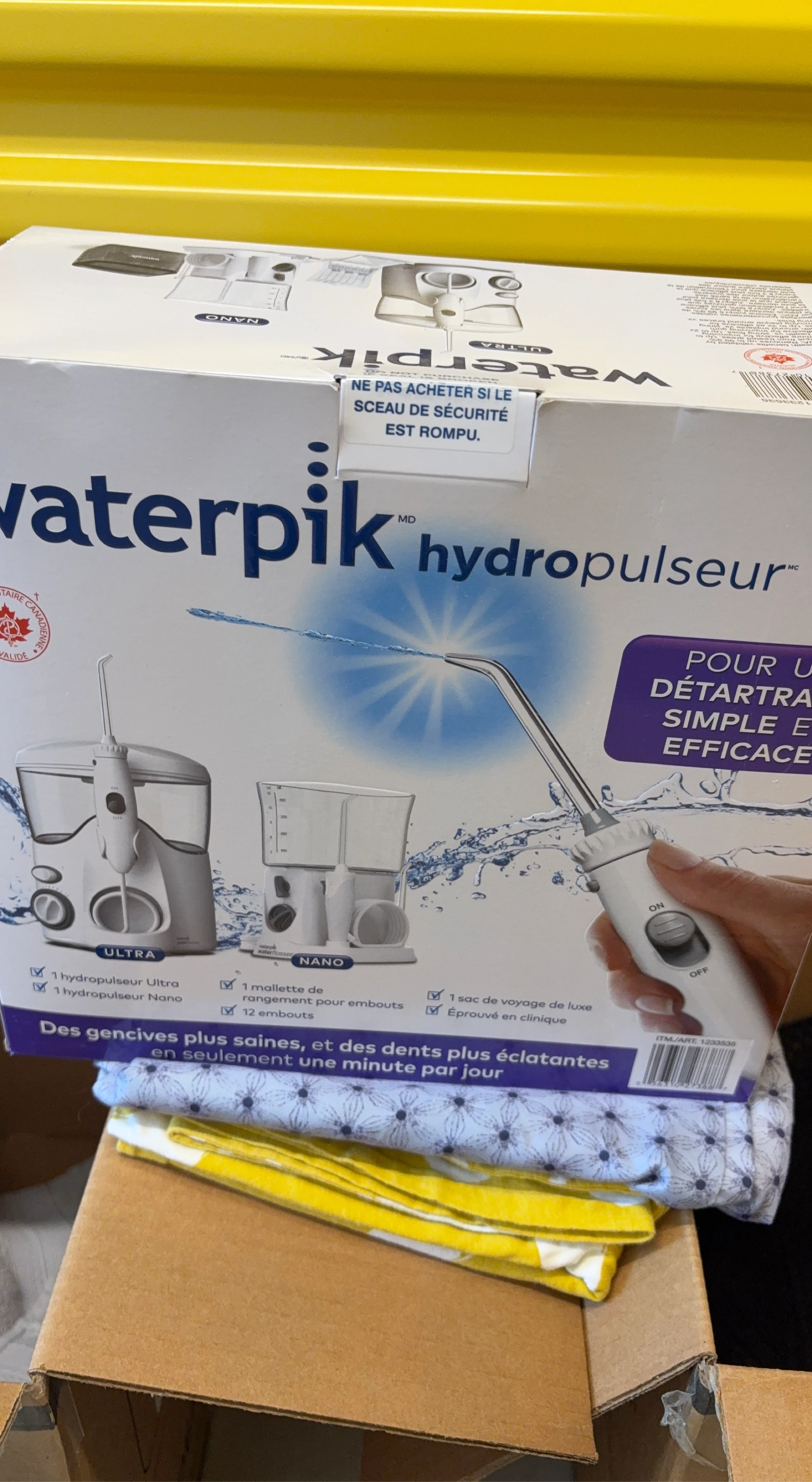 Waterpik Hydro-Pulseur Ultra & Nano Water Flosser Set
