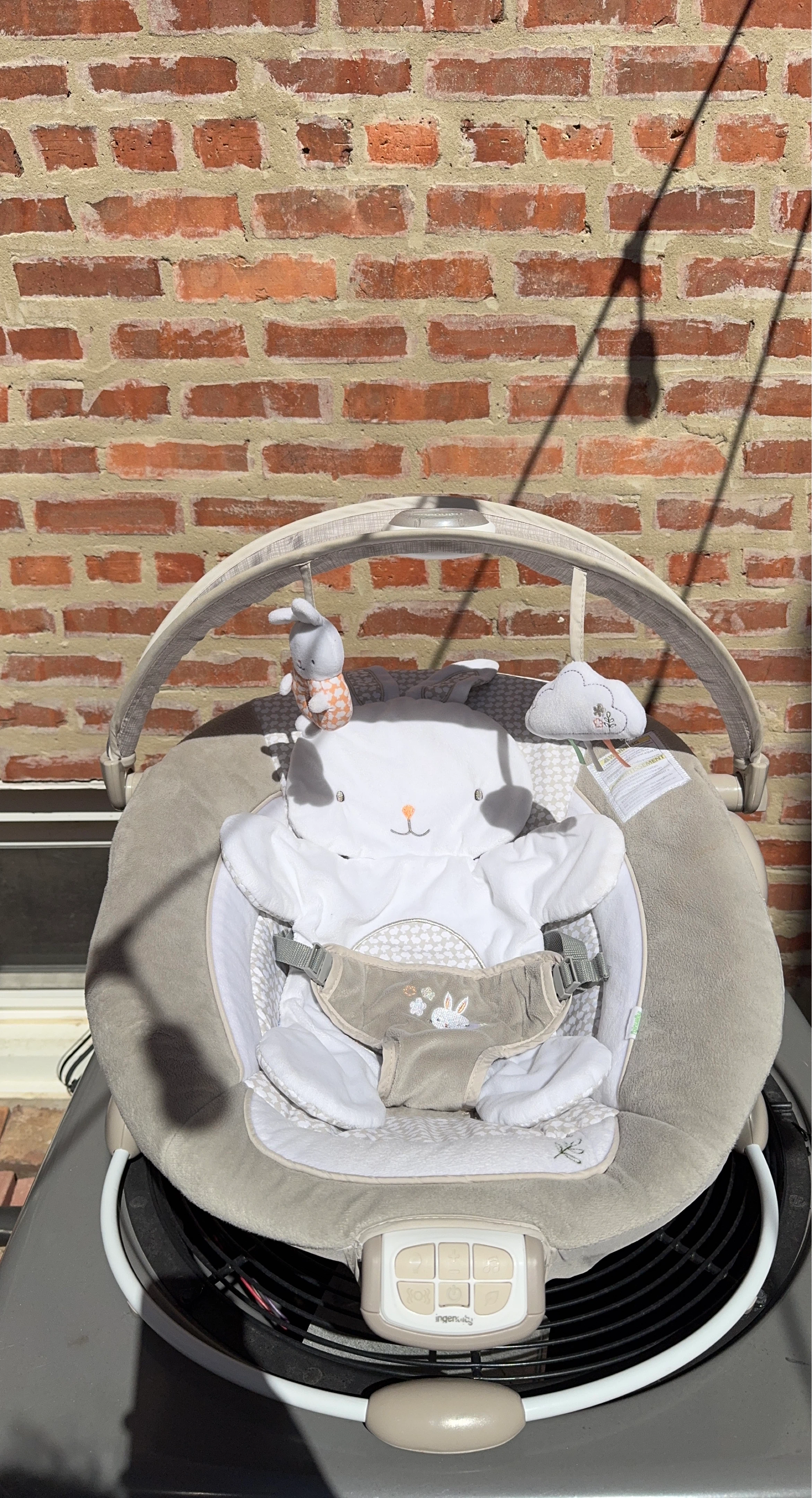 Ingenuity InLighten Baby Bouncer Seat light up Twinkle Tails