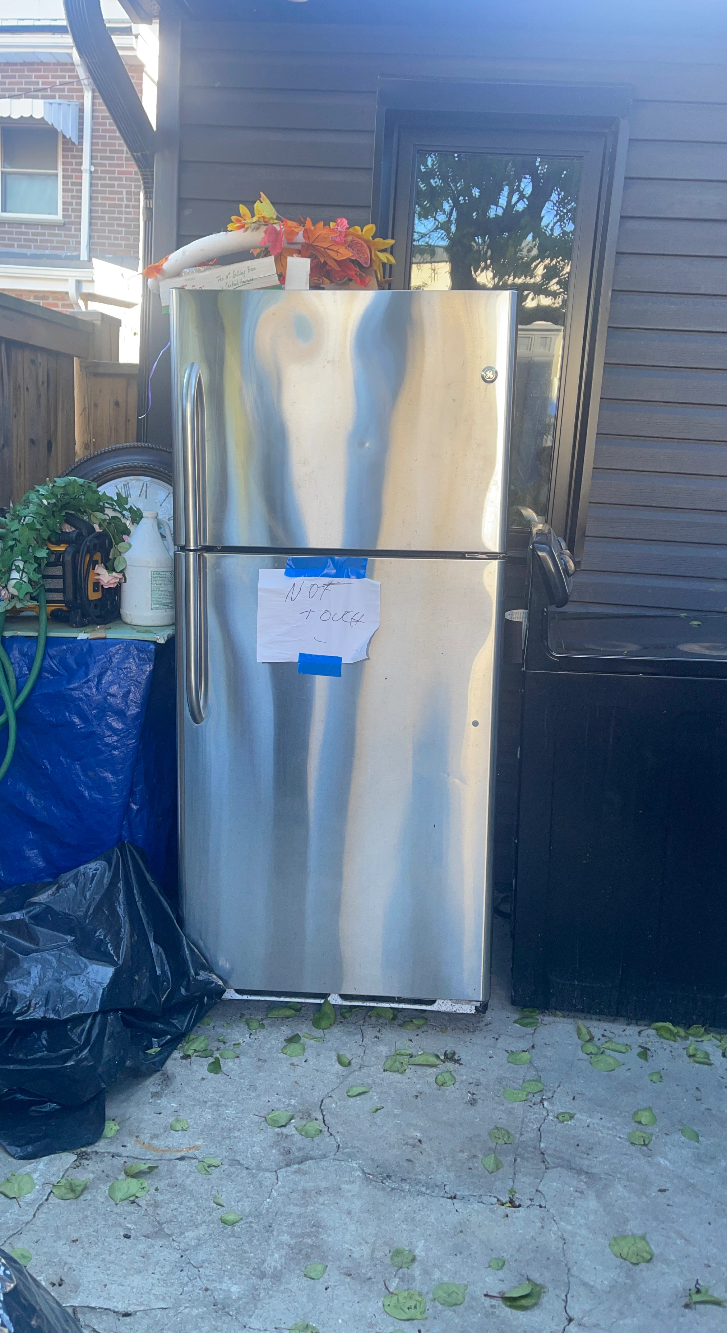 Stainless Steel GE Refrigerator