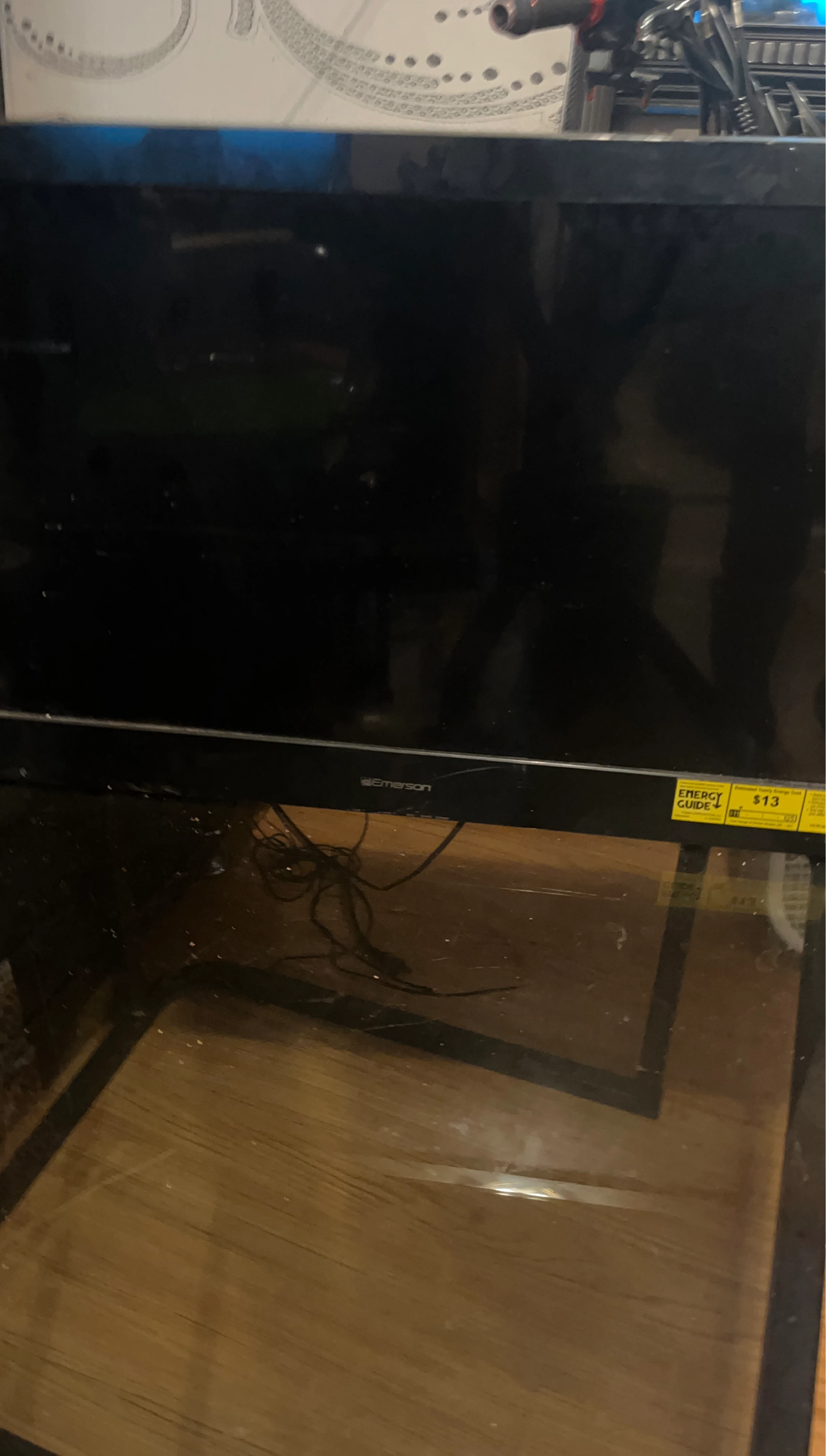 Emerson Black Flat Screen TV