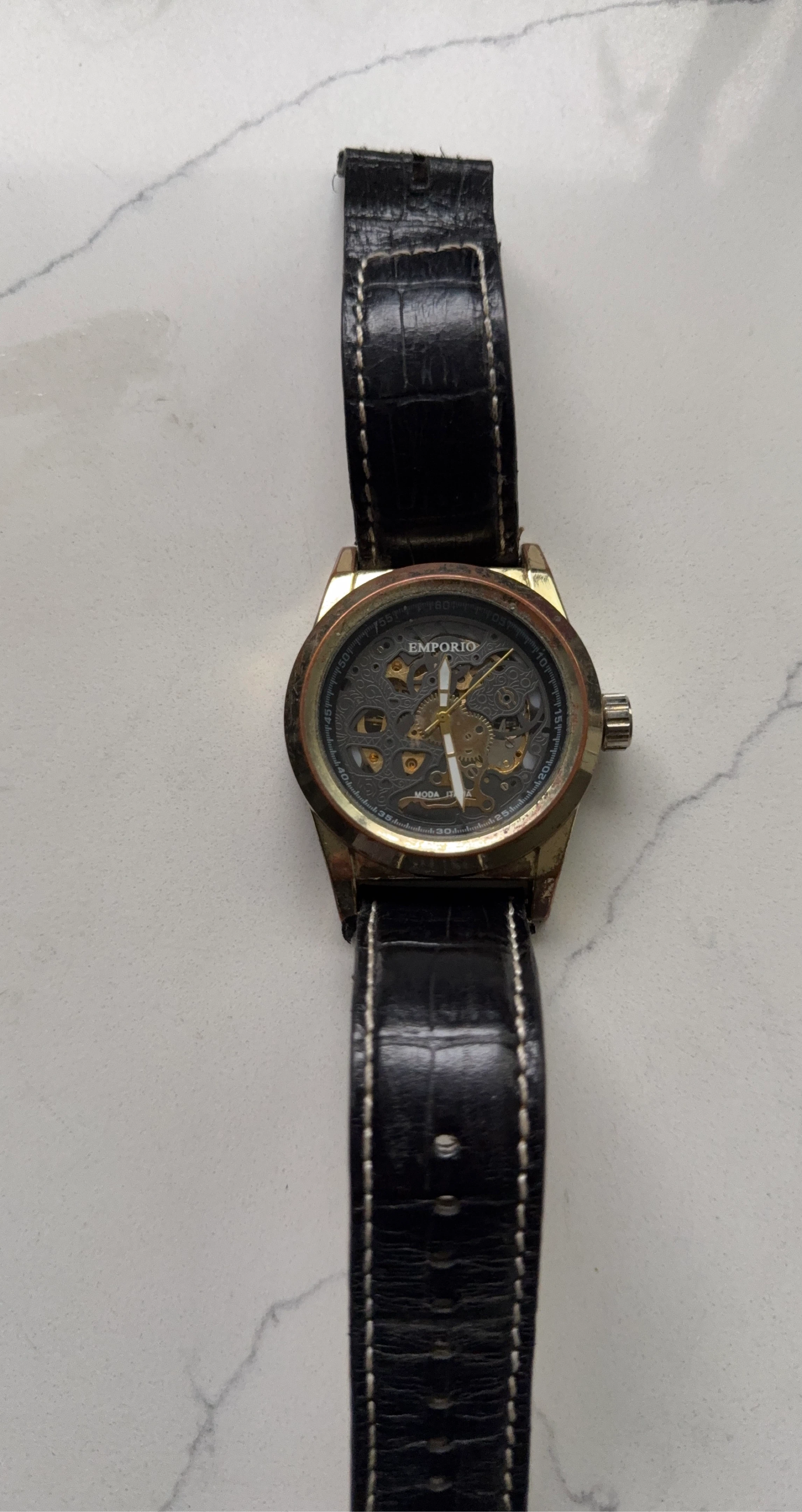 Emporio Skeleton Automatic Watch