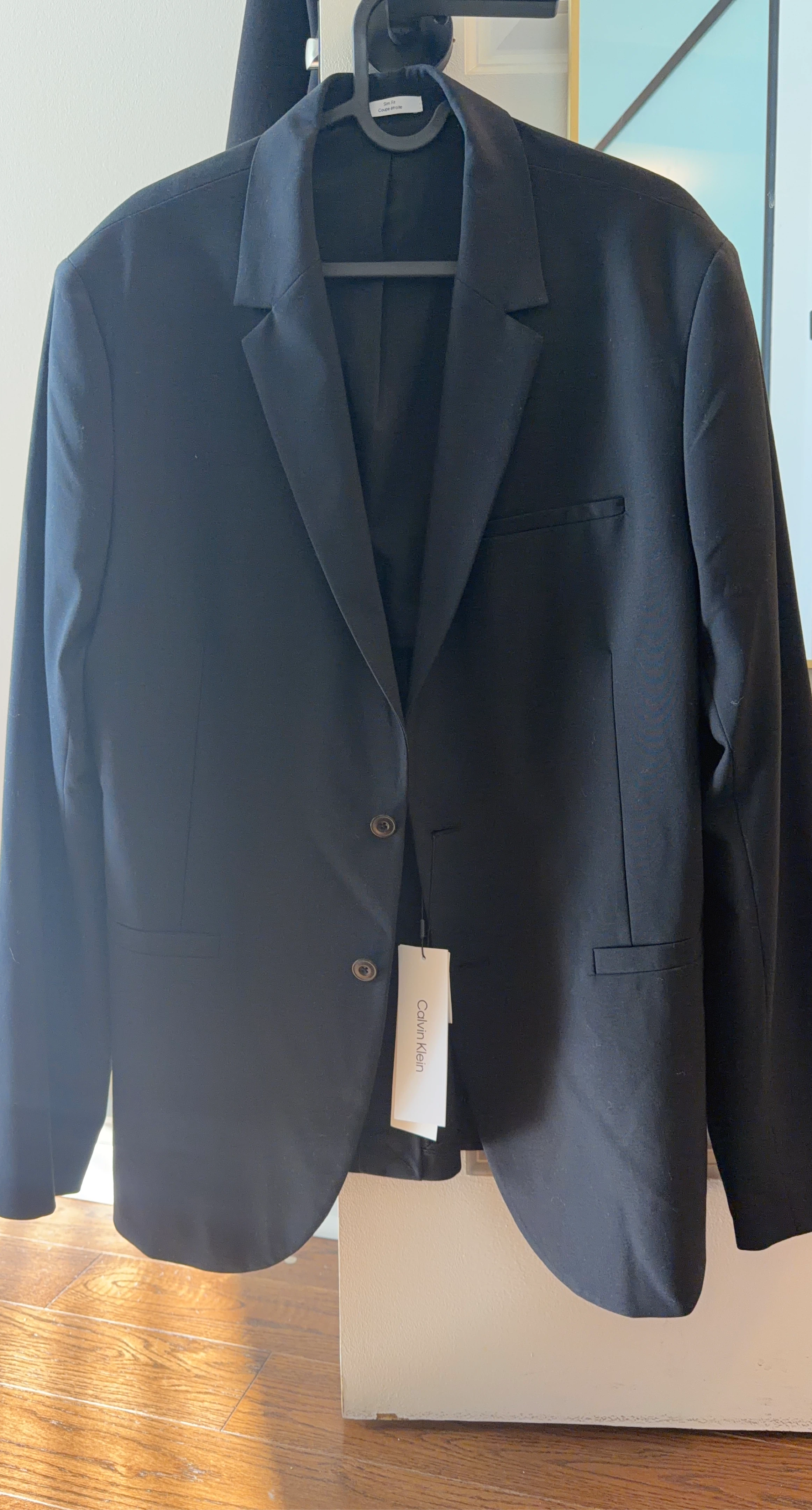 Calvin Klein Slim Fit Black Blazer Jacket - M/M