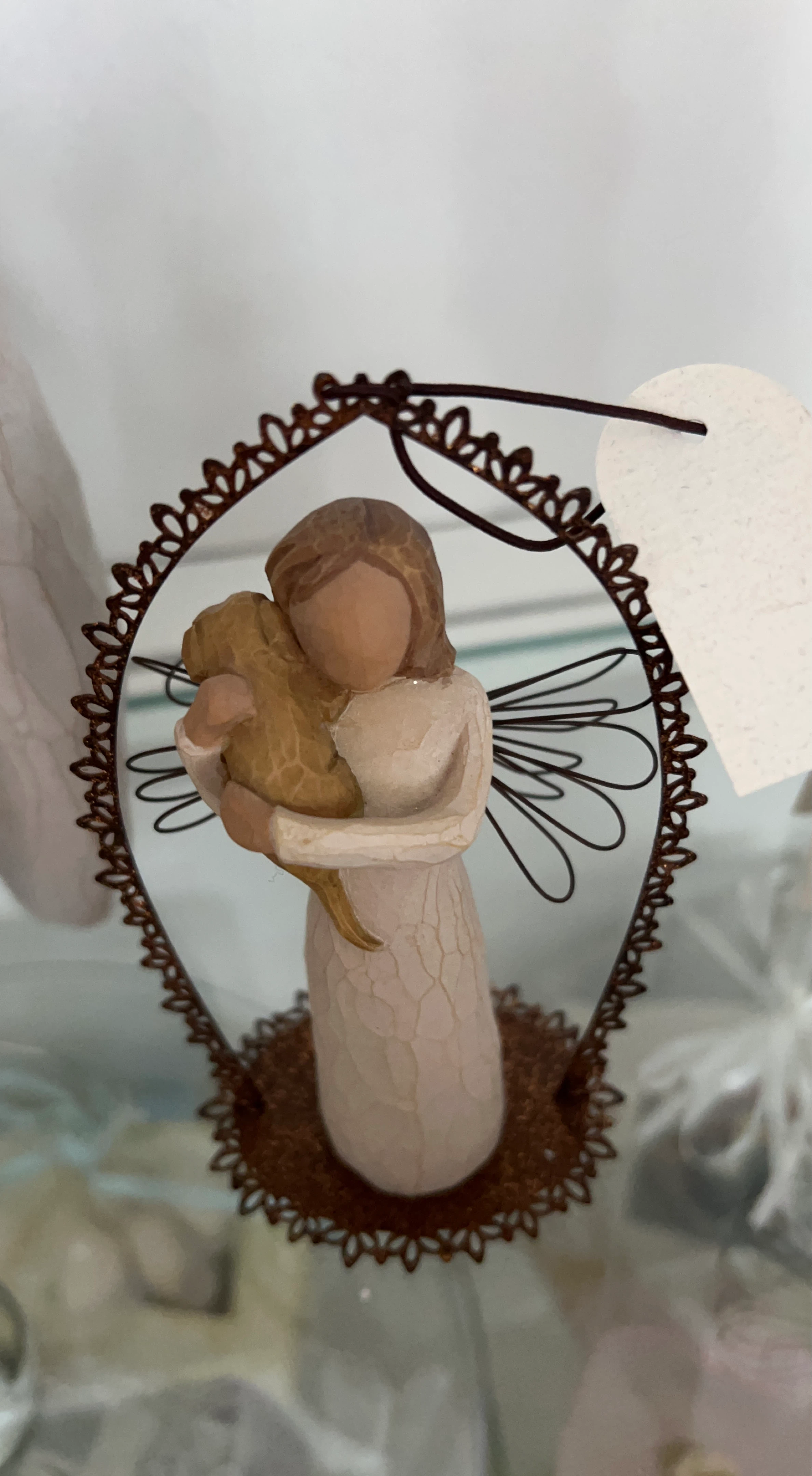 Willow Tree Angel with Dog Figurine