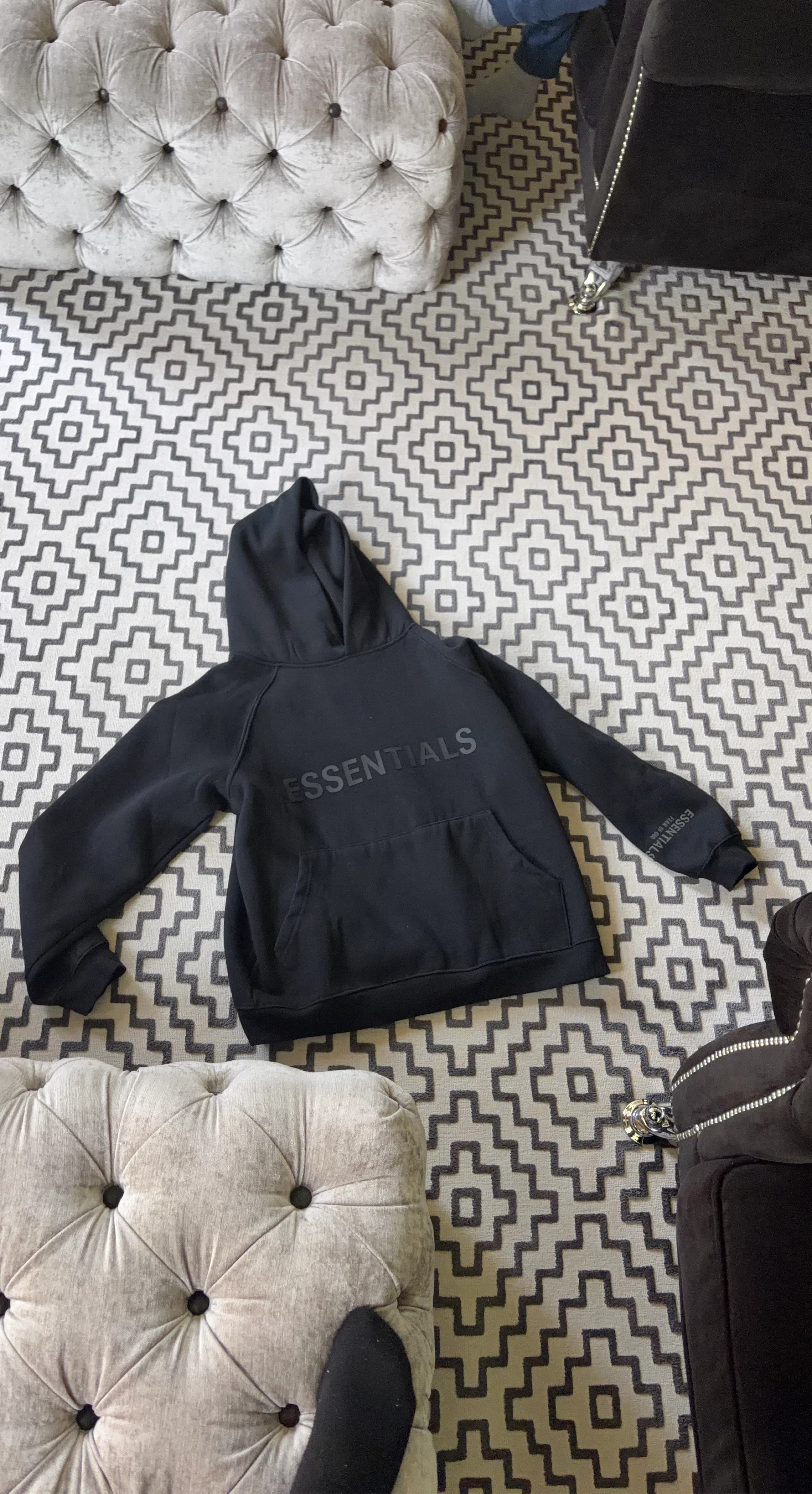 Fear of God Essentials Hoodie Black