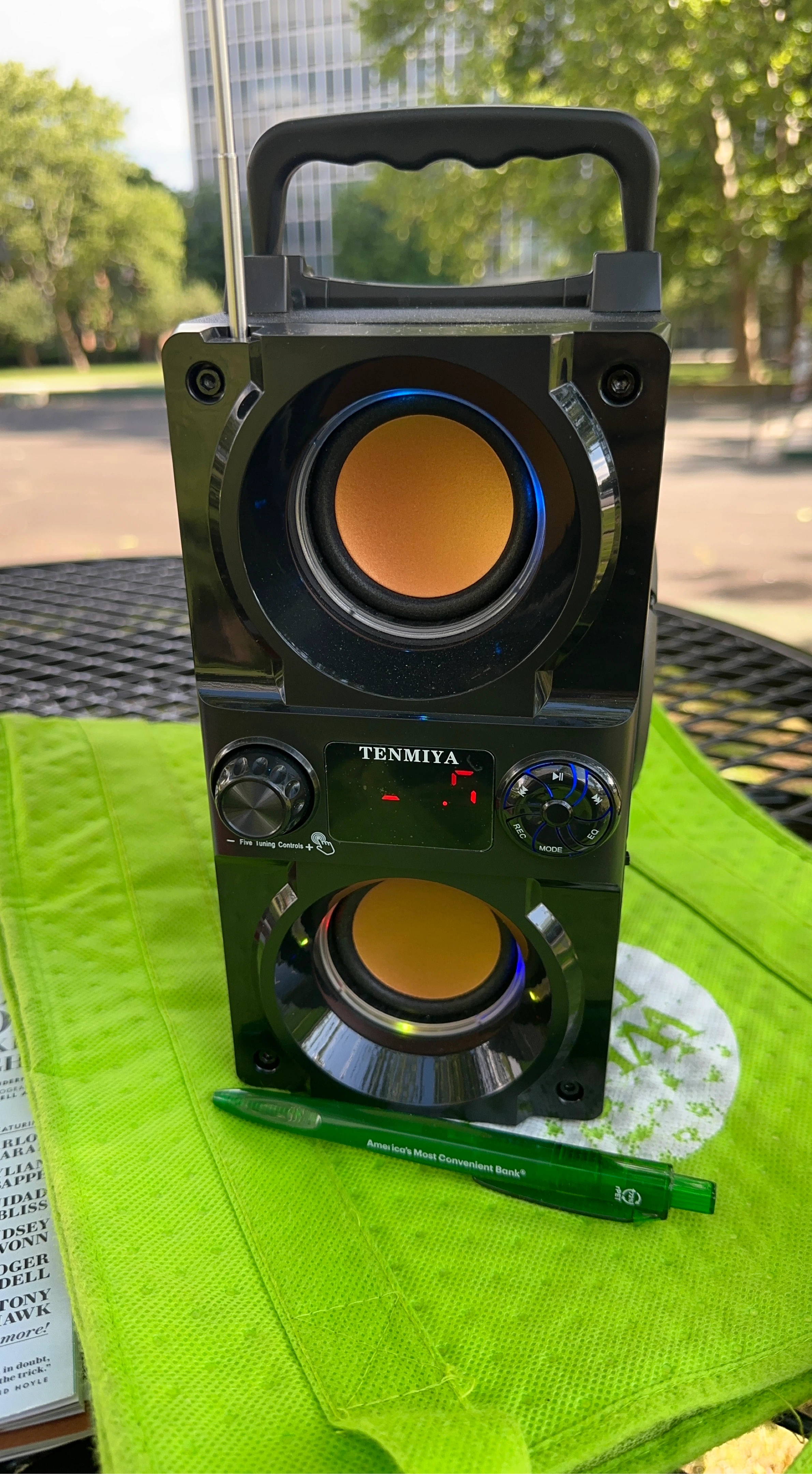 TENMIYA Portable Wireless Bluetooth Speaker
