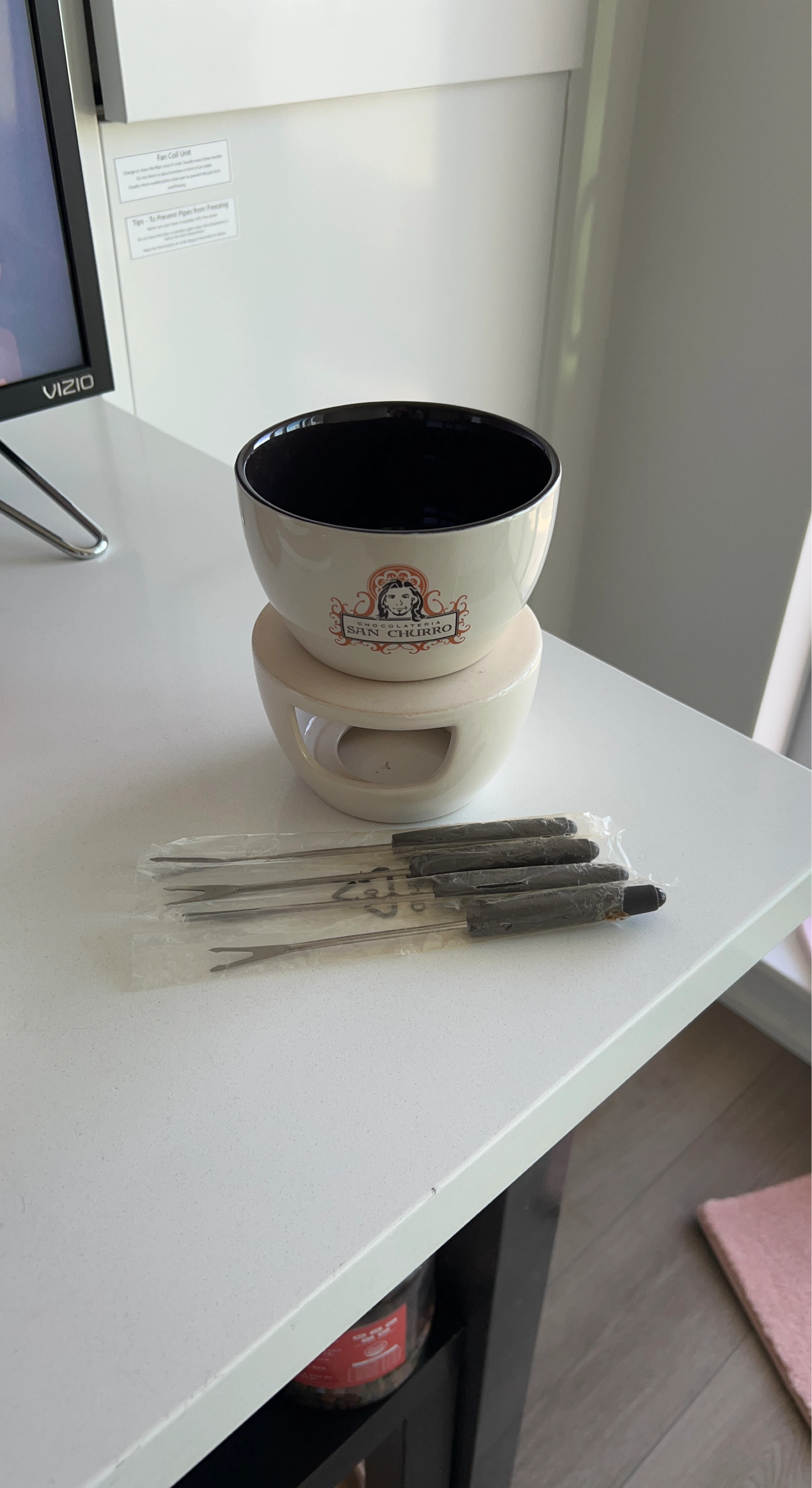 San Churro Chocolate Fondue Set with Skewers