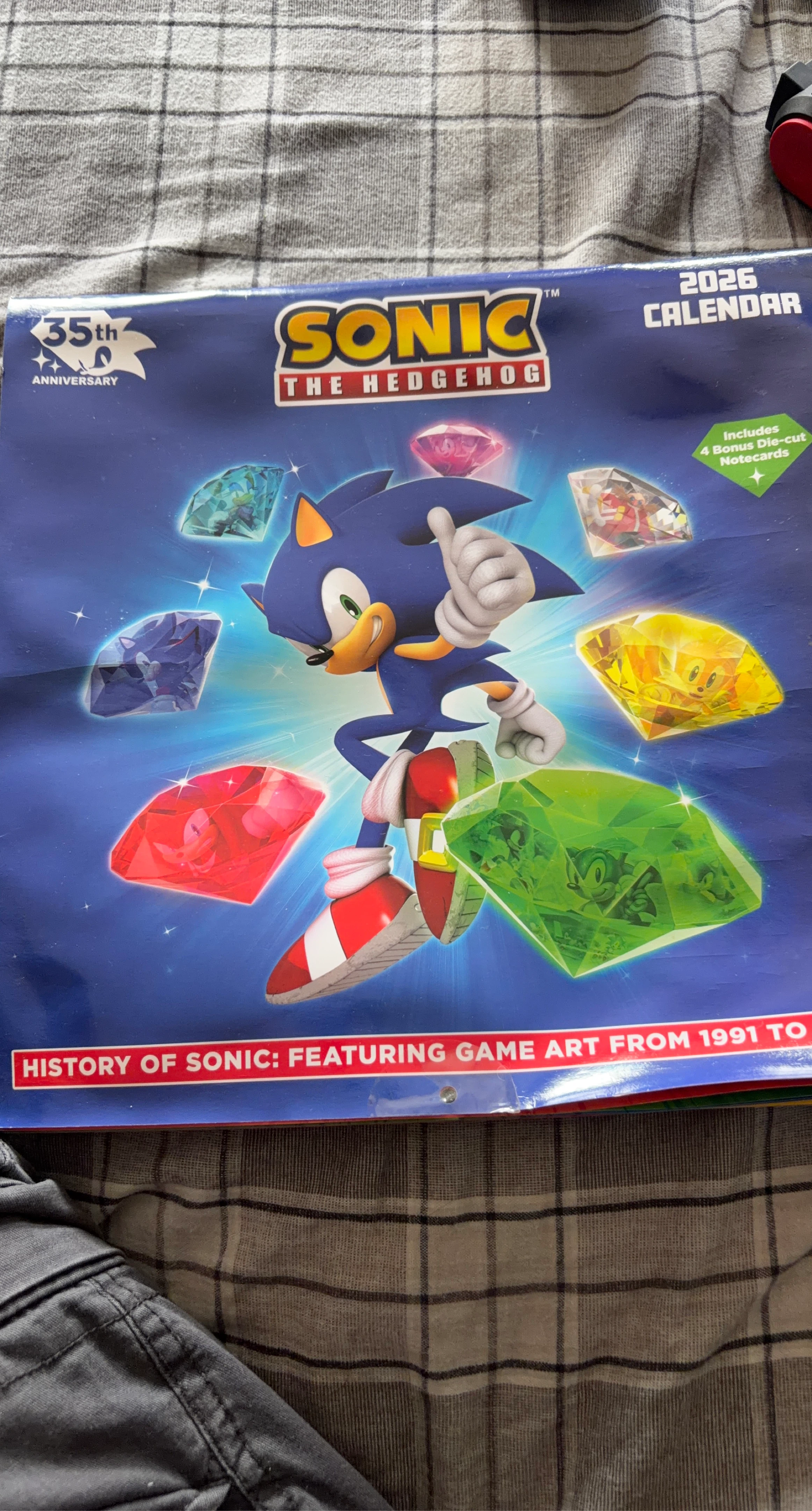 Sonic the Hedgehog 2026 Calendar