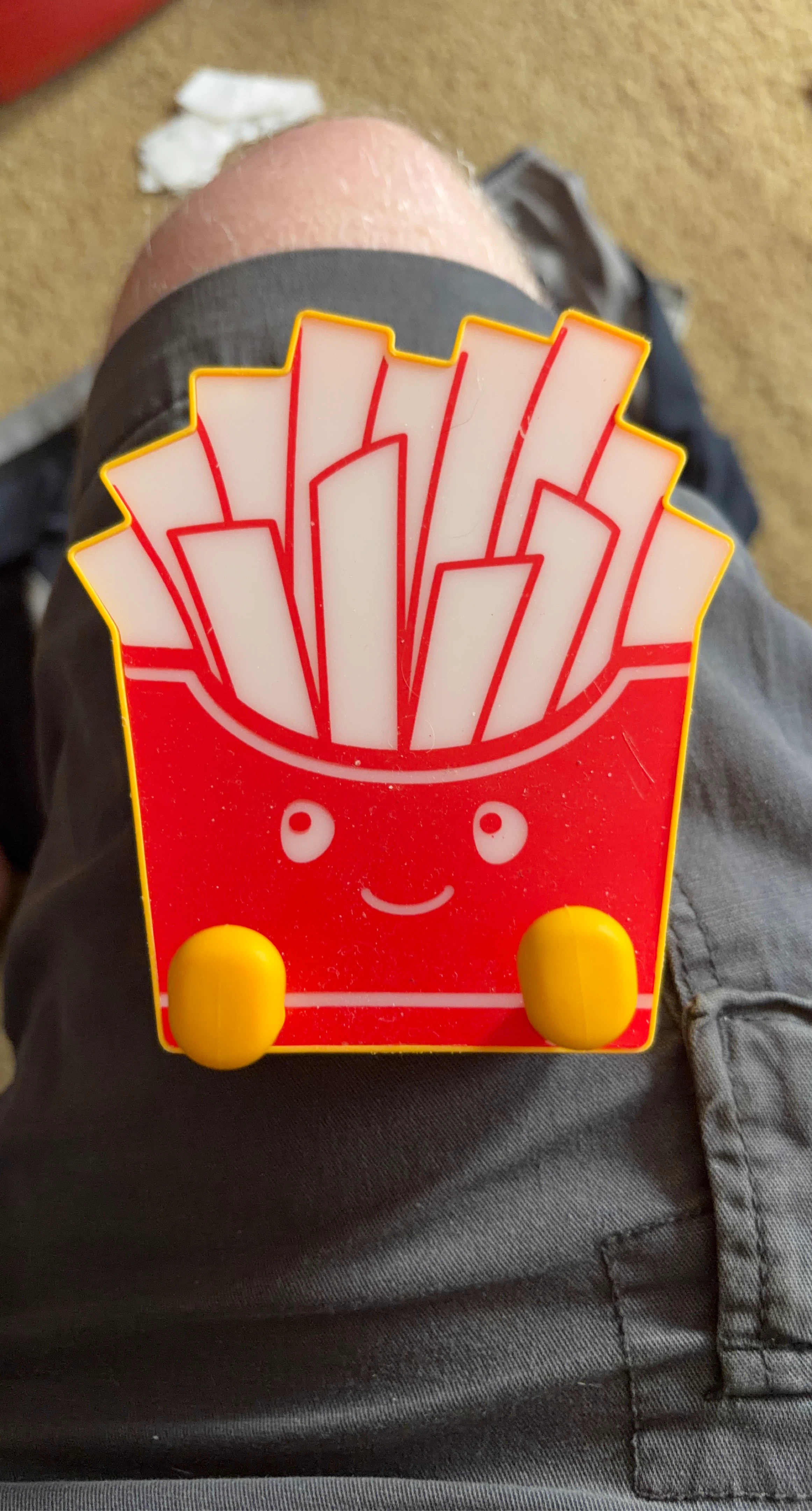 Cute French Fry Character Decoration