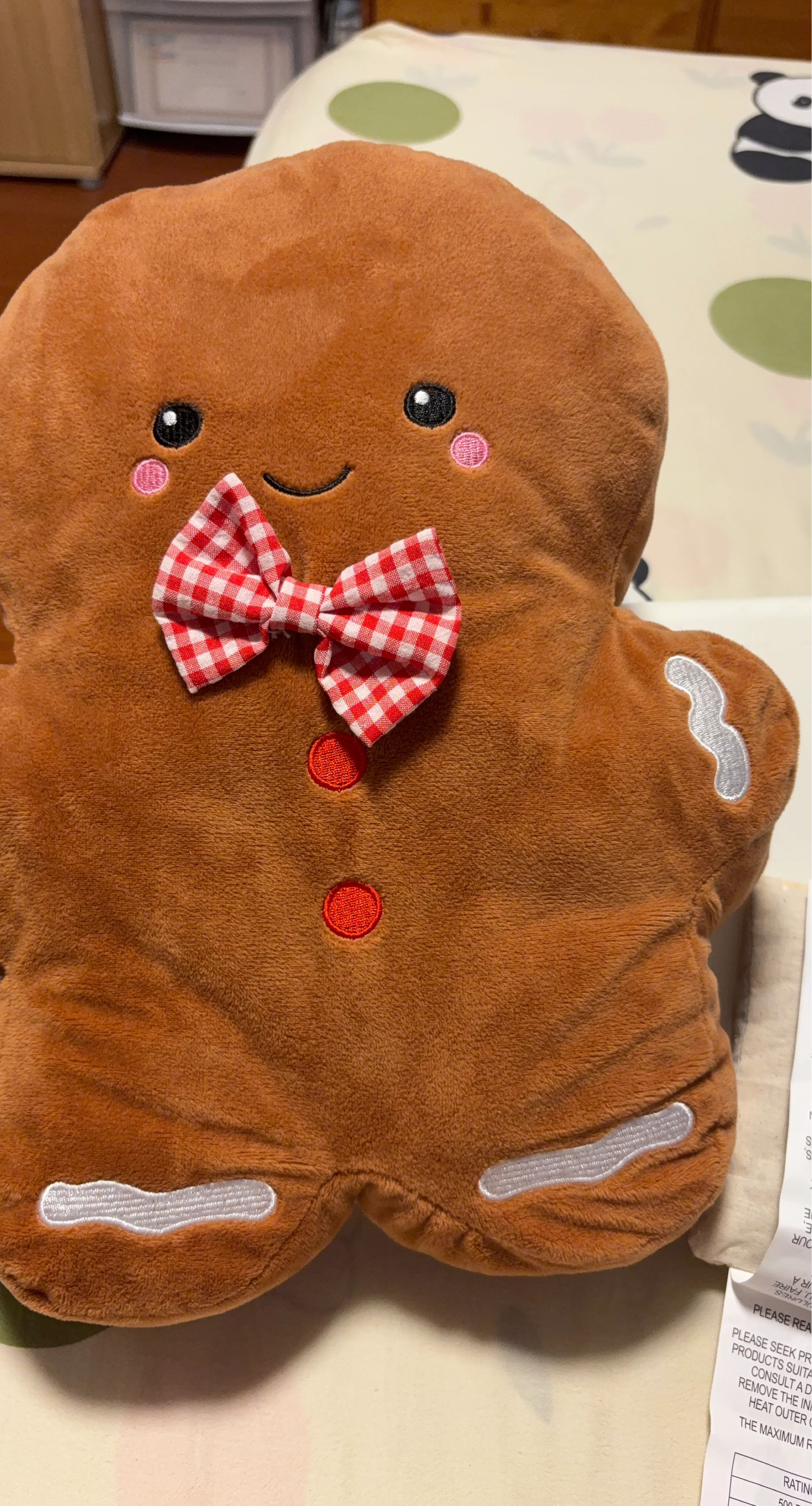Gingerbread Man Plush Heat Pack