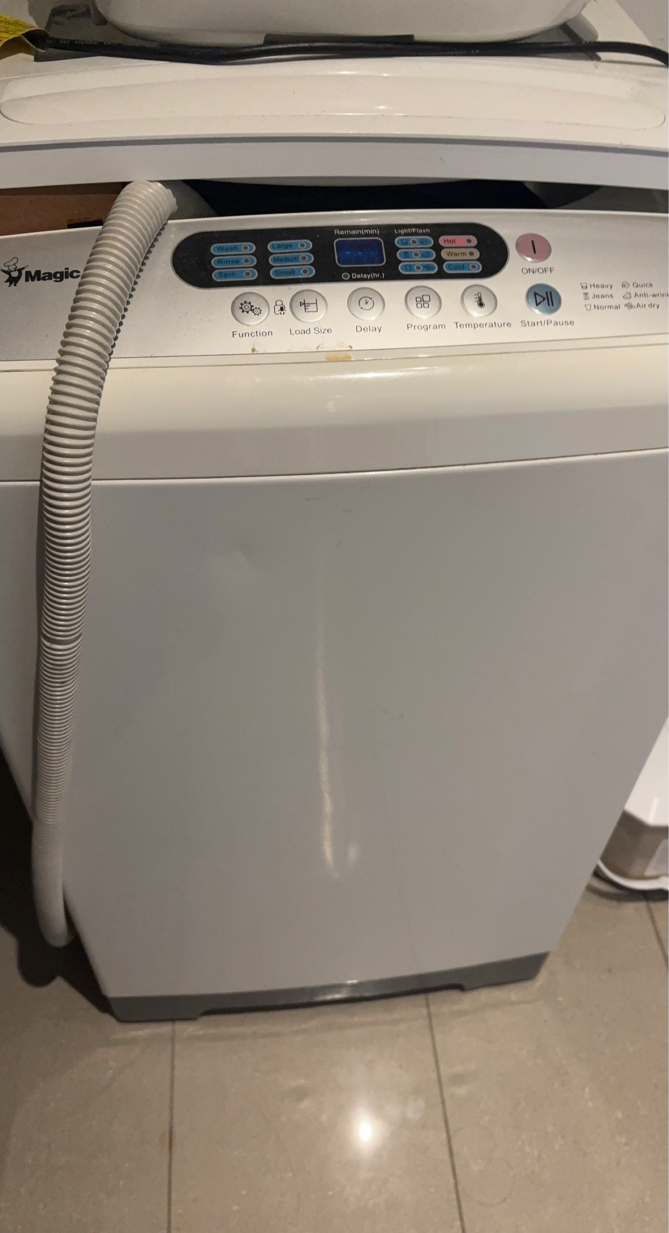 Magic Chef Top Load Washing Machine