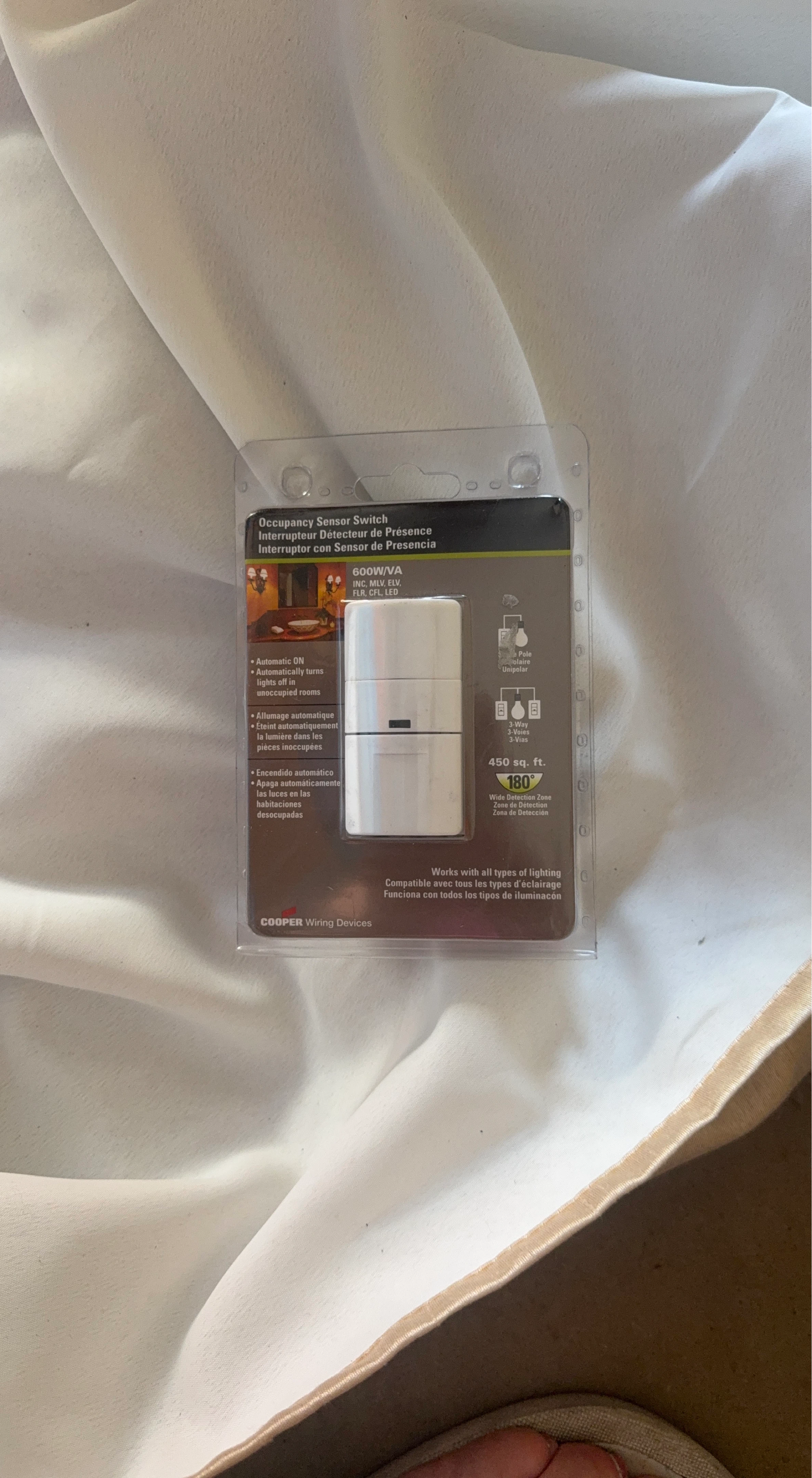 Cooper Wiring Devices Occupancy Sensor Switch