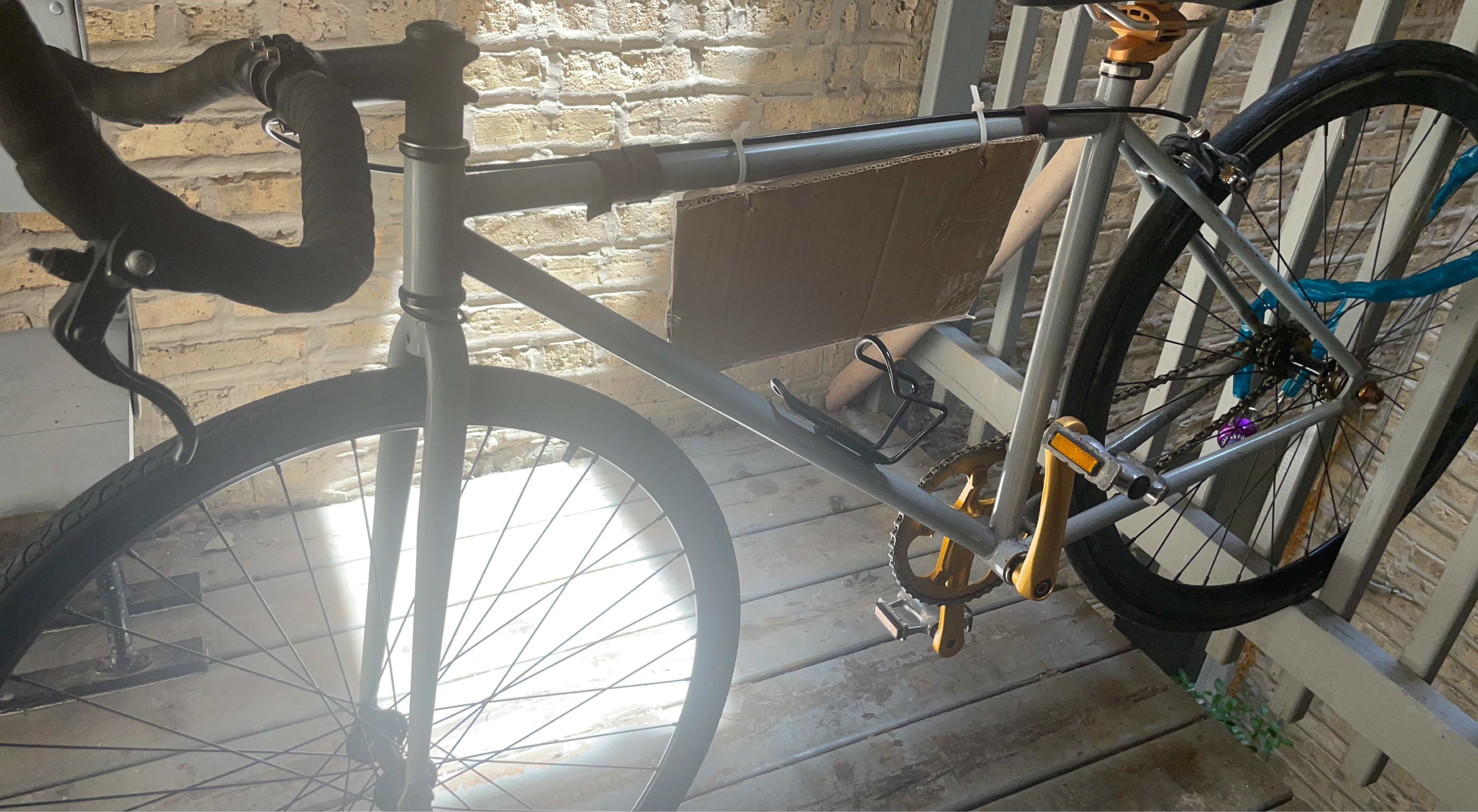 Grey Single Speed Bicycle
