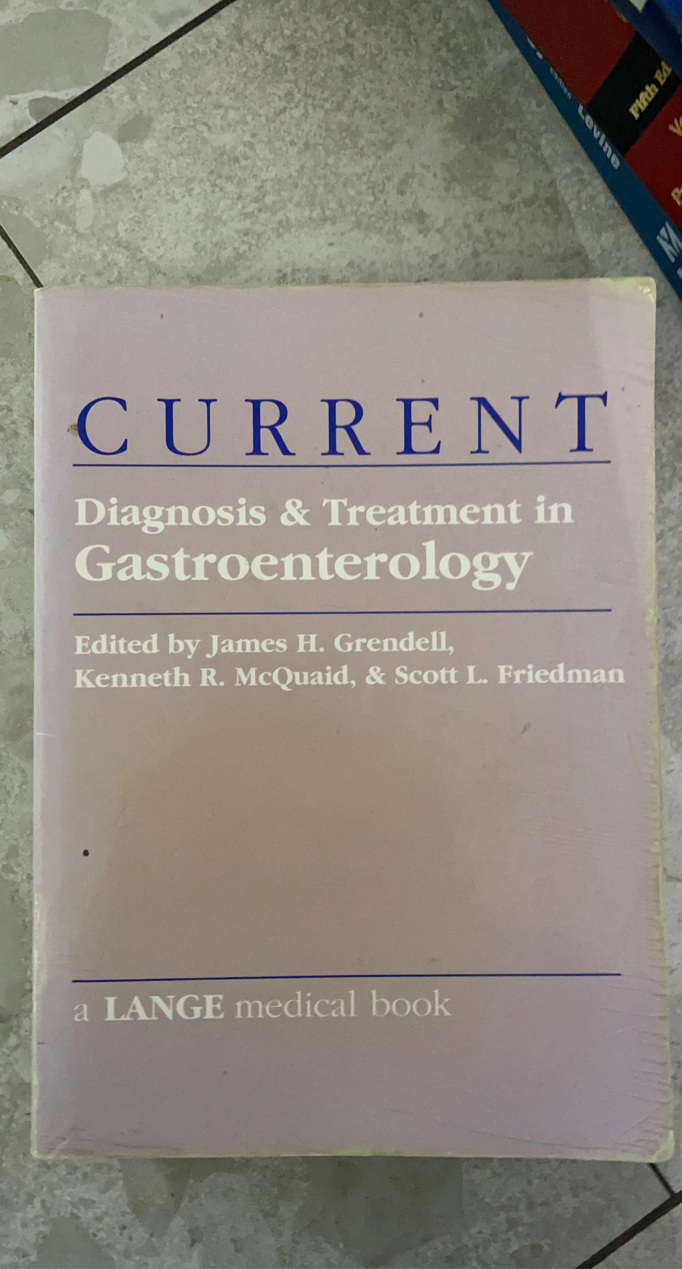 Current Diagnosis & Treatment in Gastroenterology Medical Book