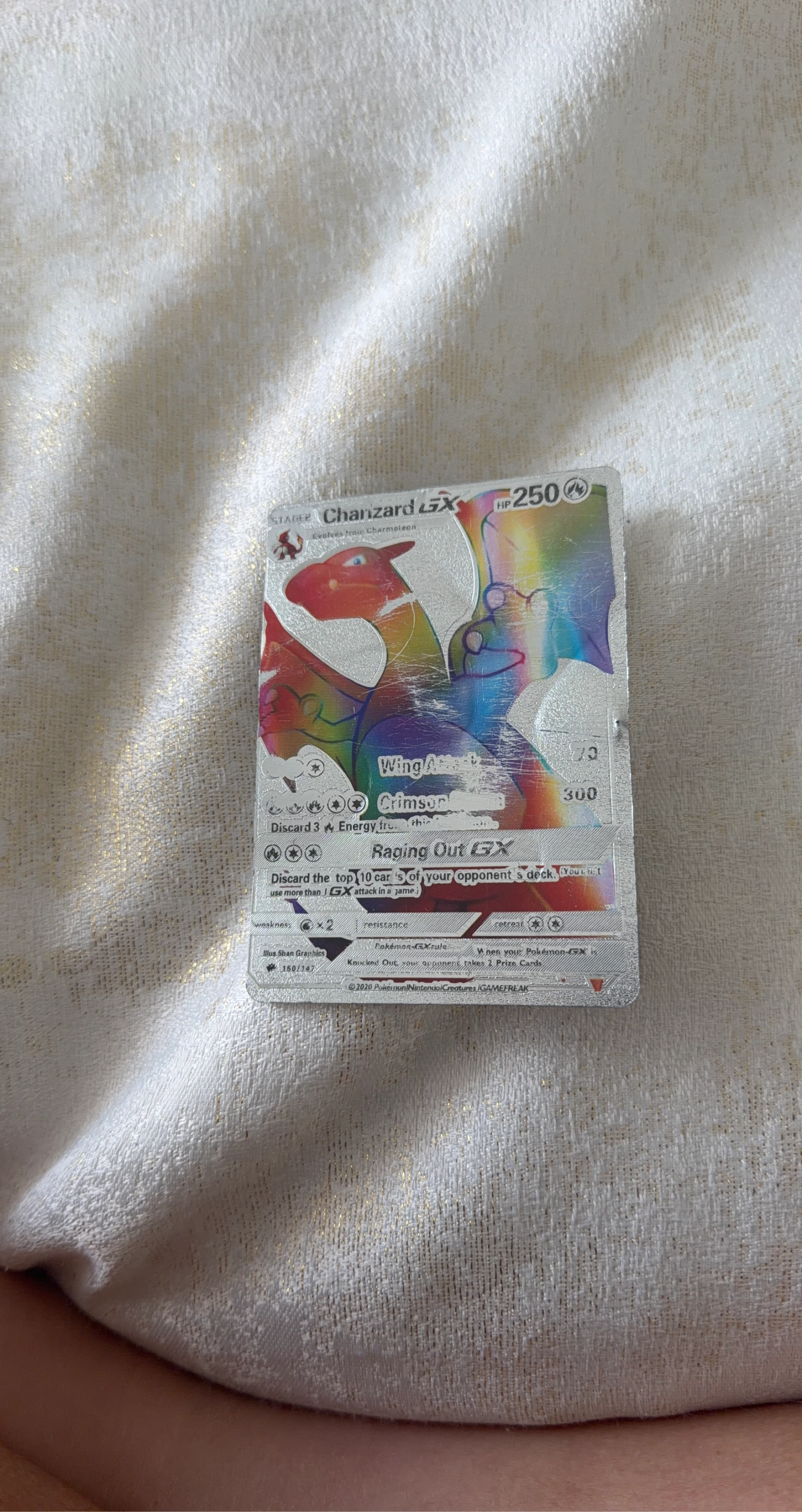 Charizard GX Pokémon Card 150/147