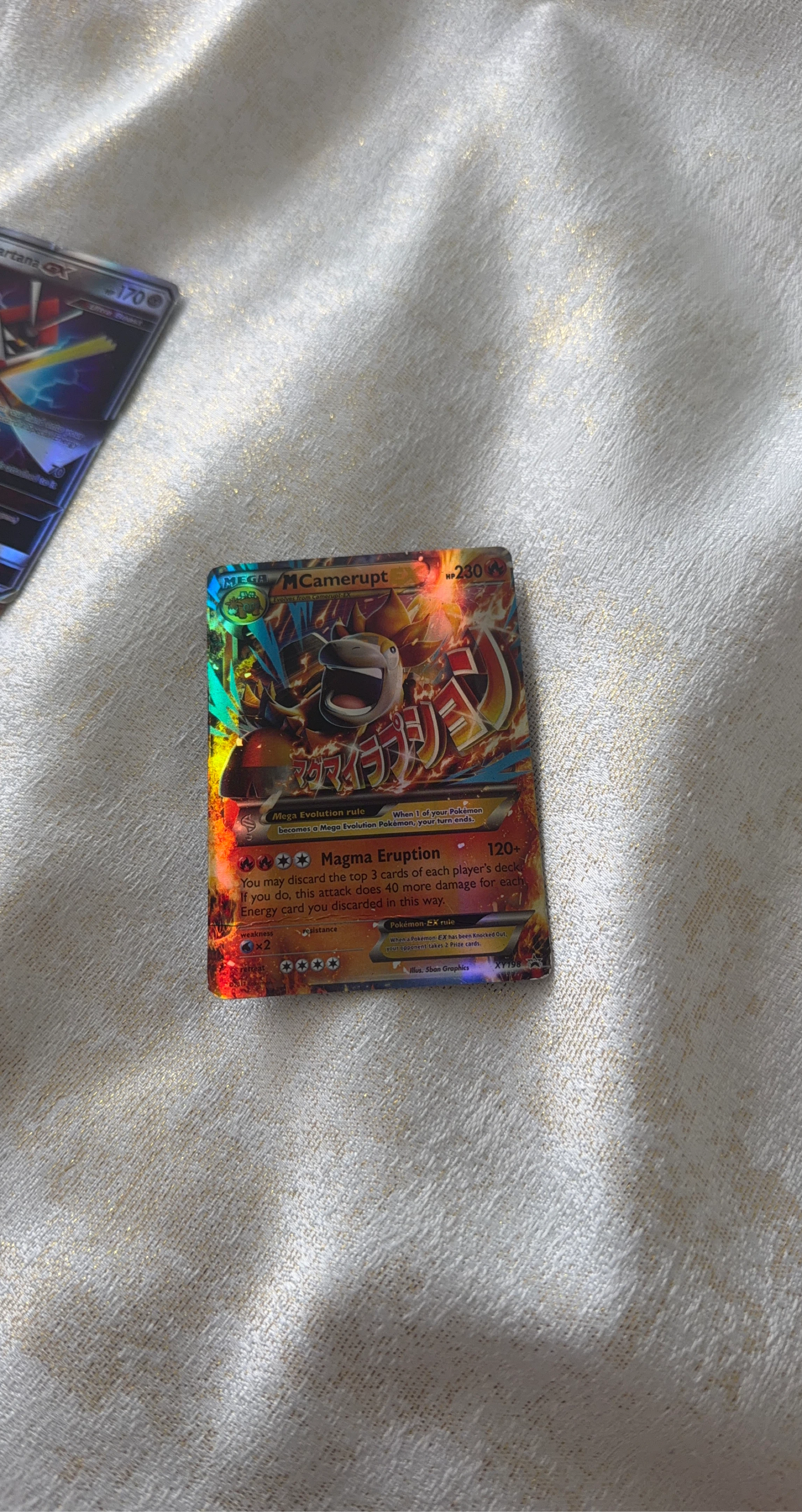Mega Camerupt EX Pokémon Card