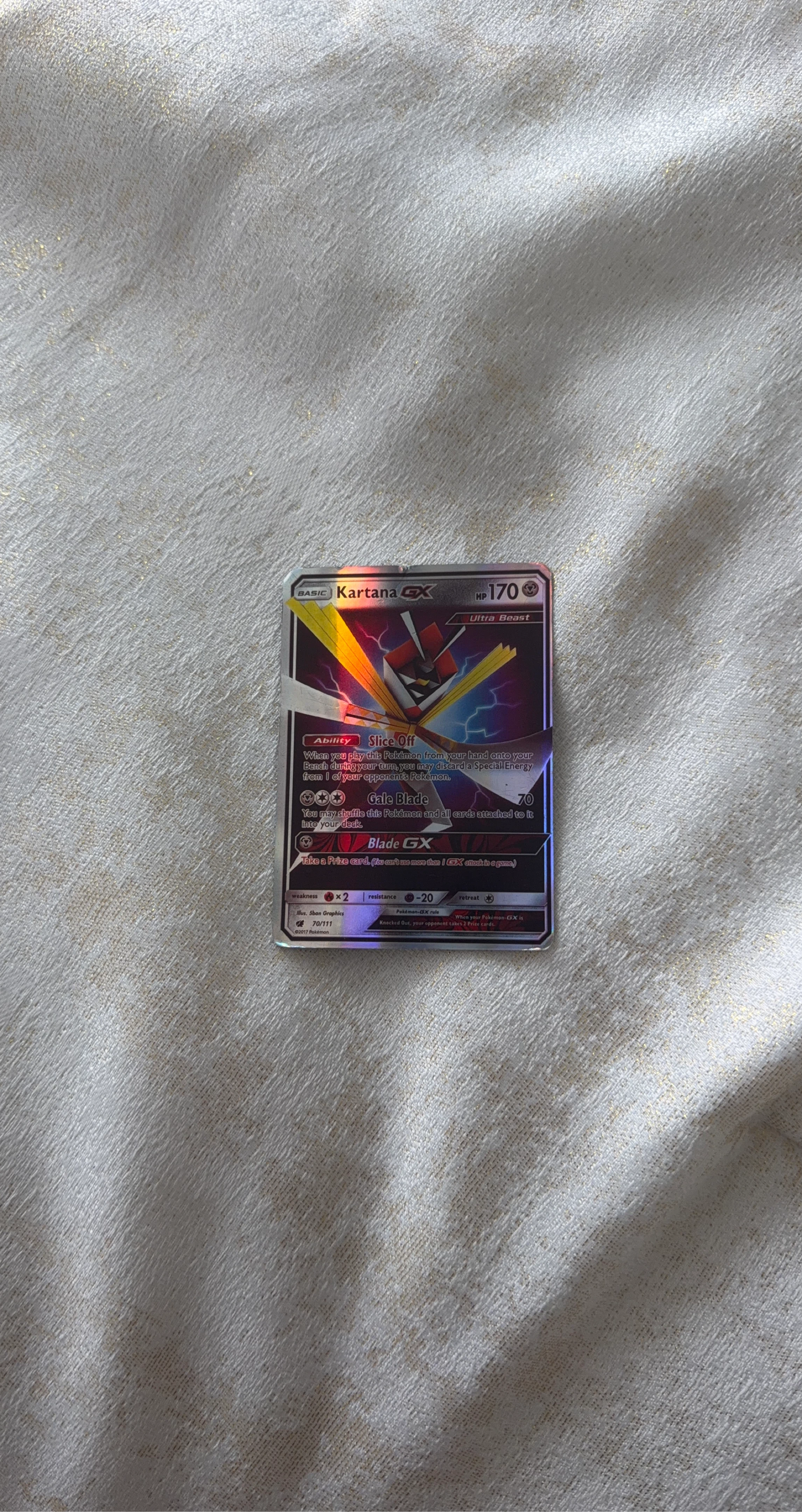 Kartana GX 70/111 Pokémon Card