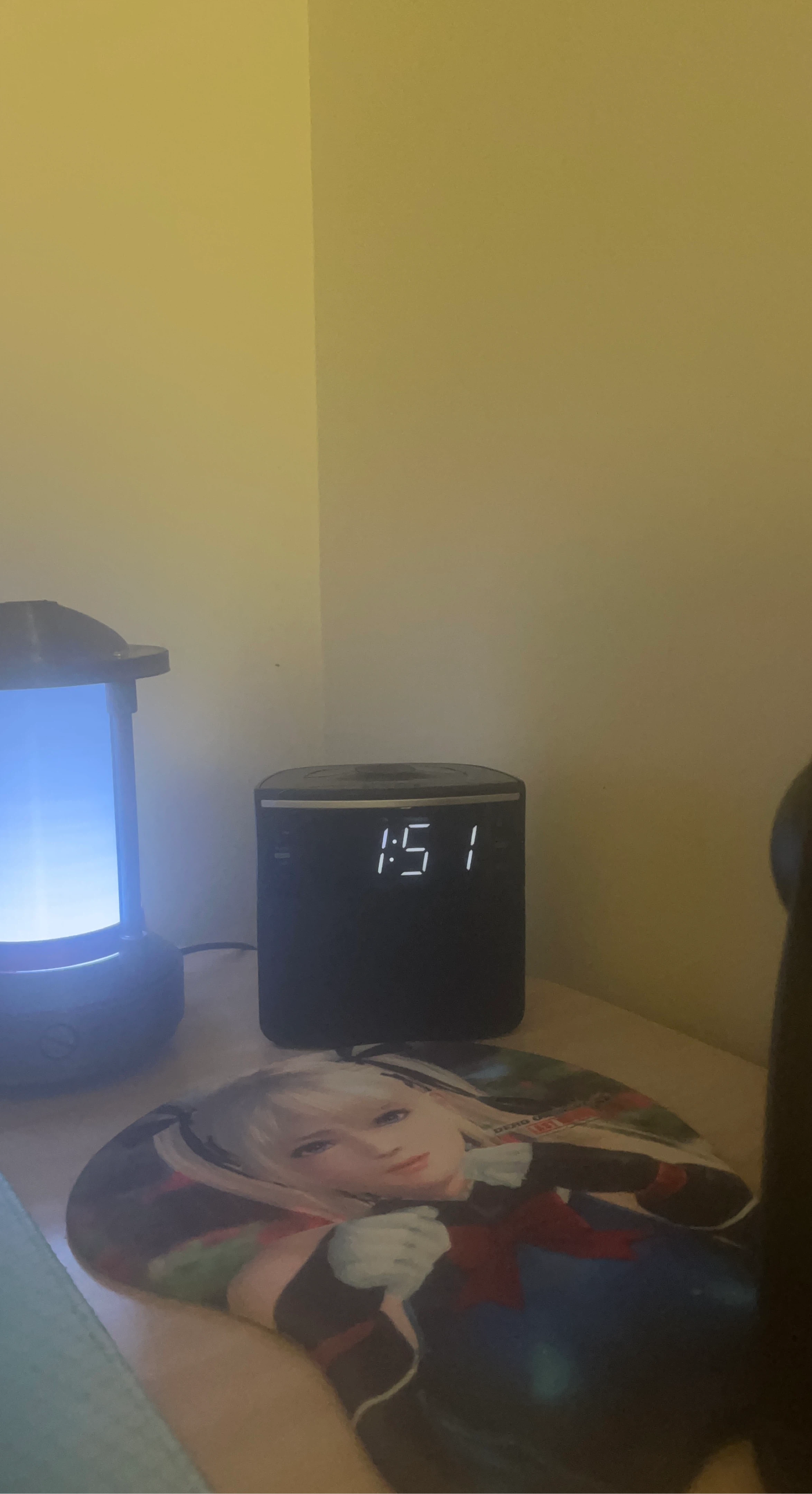 Black Digital Alarm Clock