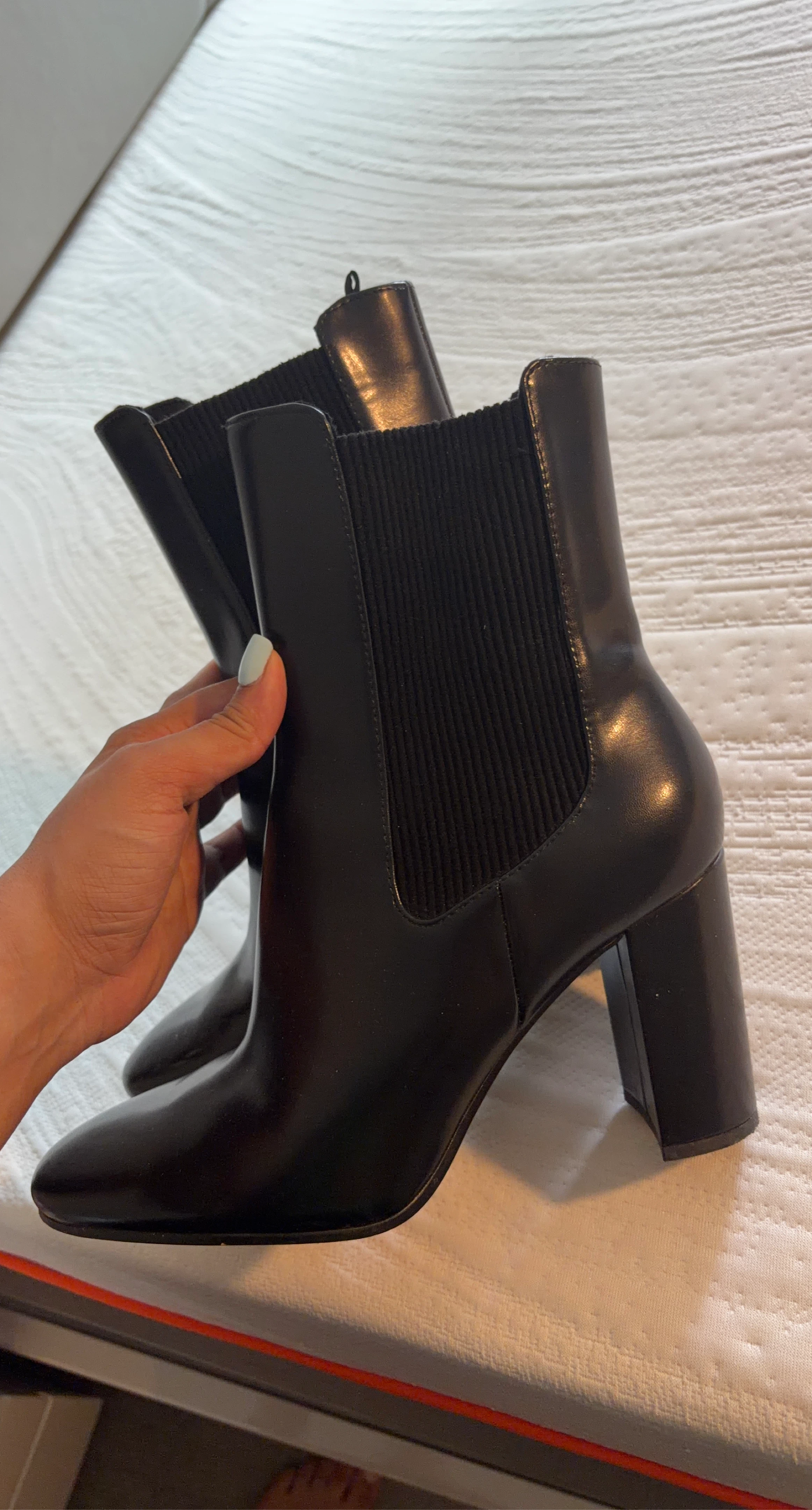 Black Block Heel Boots