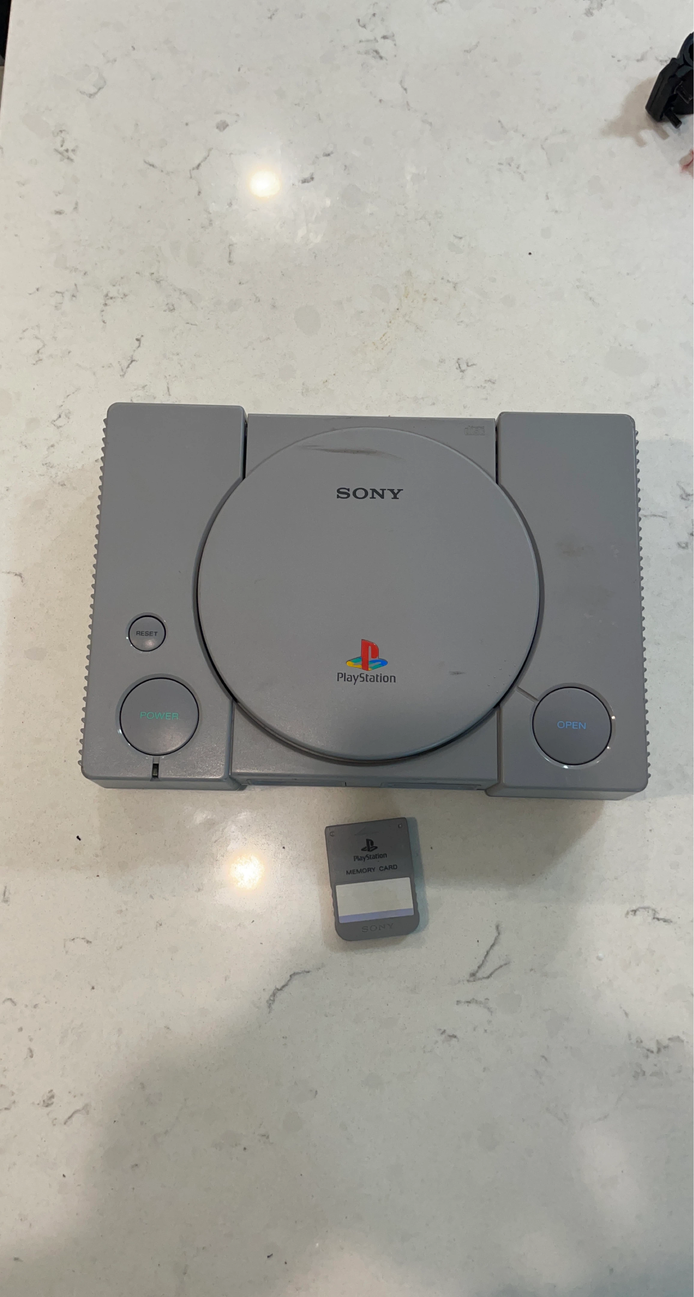 Sony PlayStation 1 Console with Memory Card