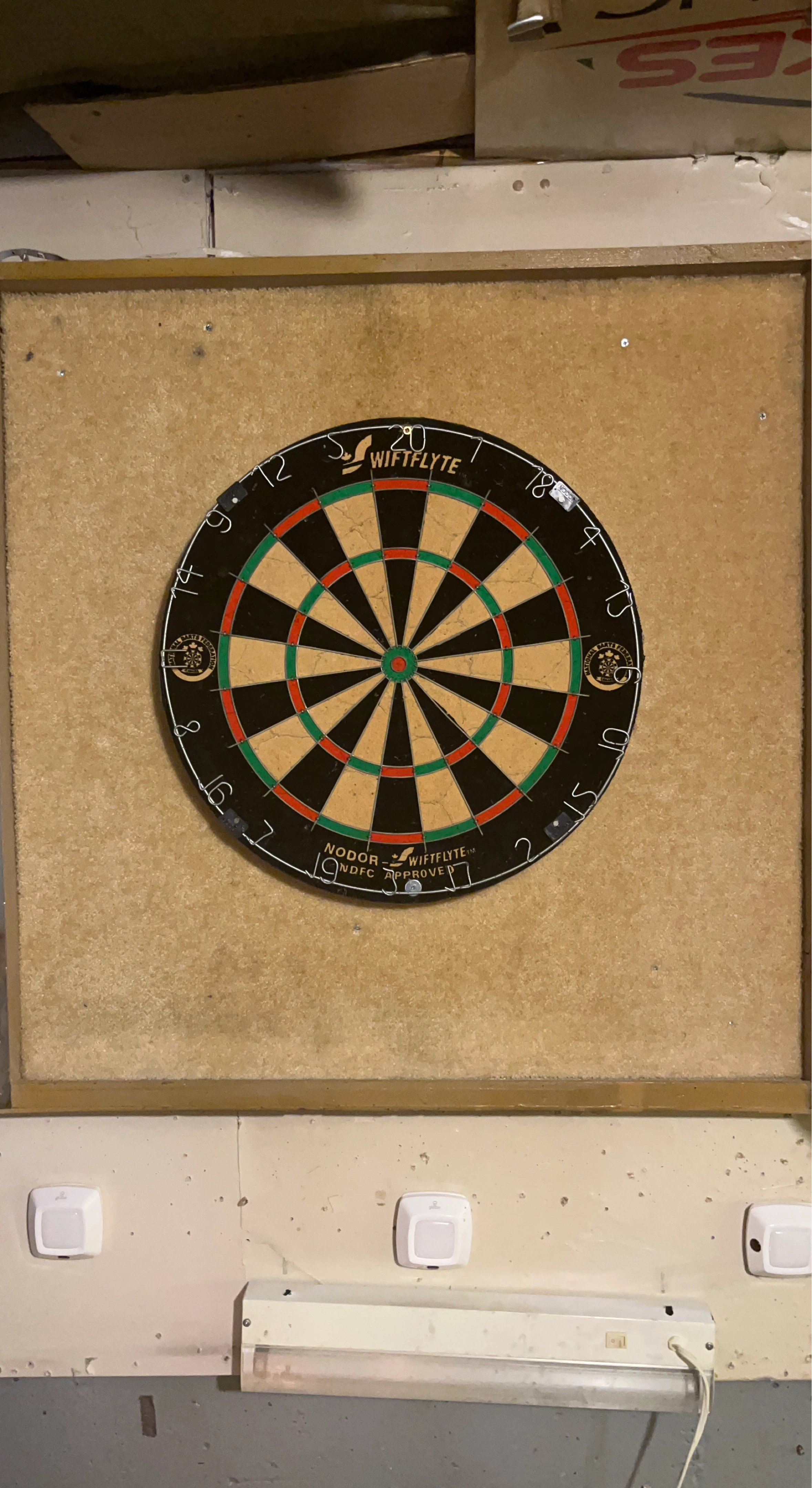 Wififlyte Dartboard with Cabinet