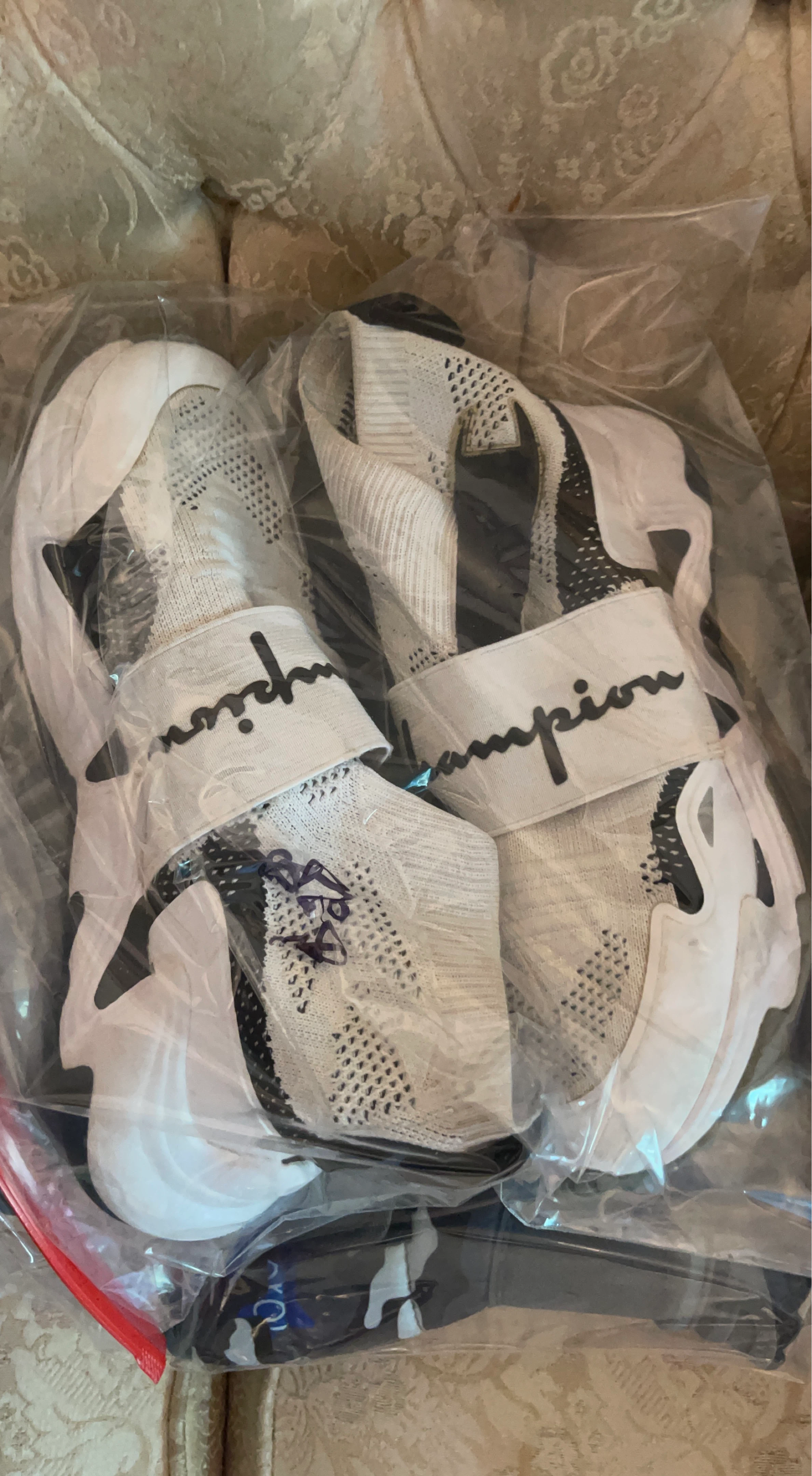 Champion White Knit Shoes