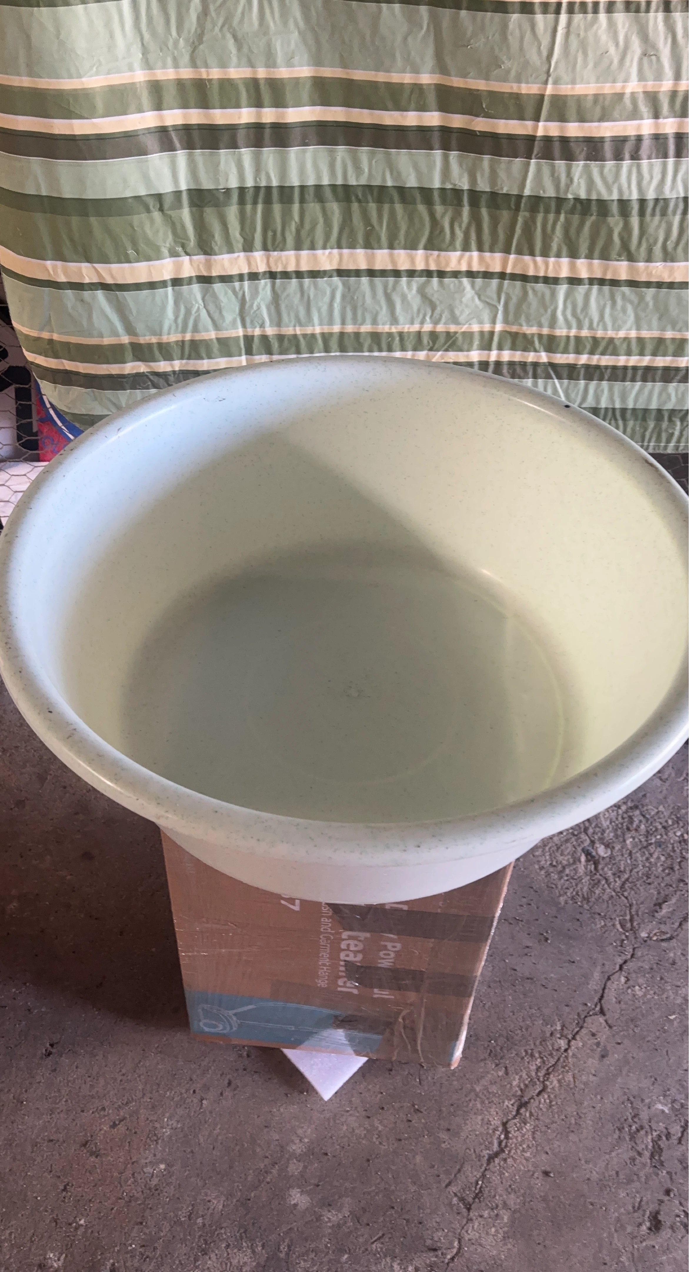 Oversized Plastic Wash Basin