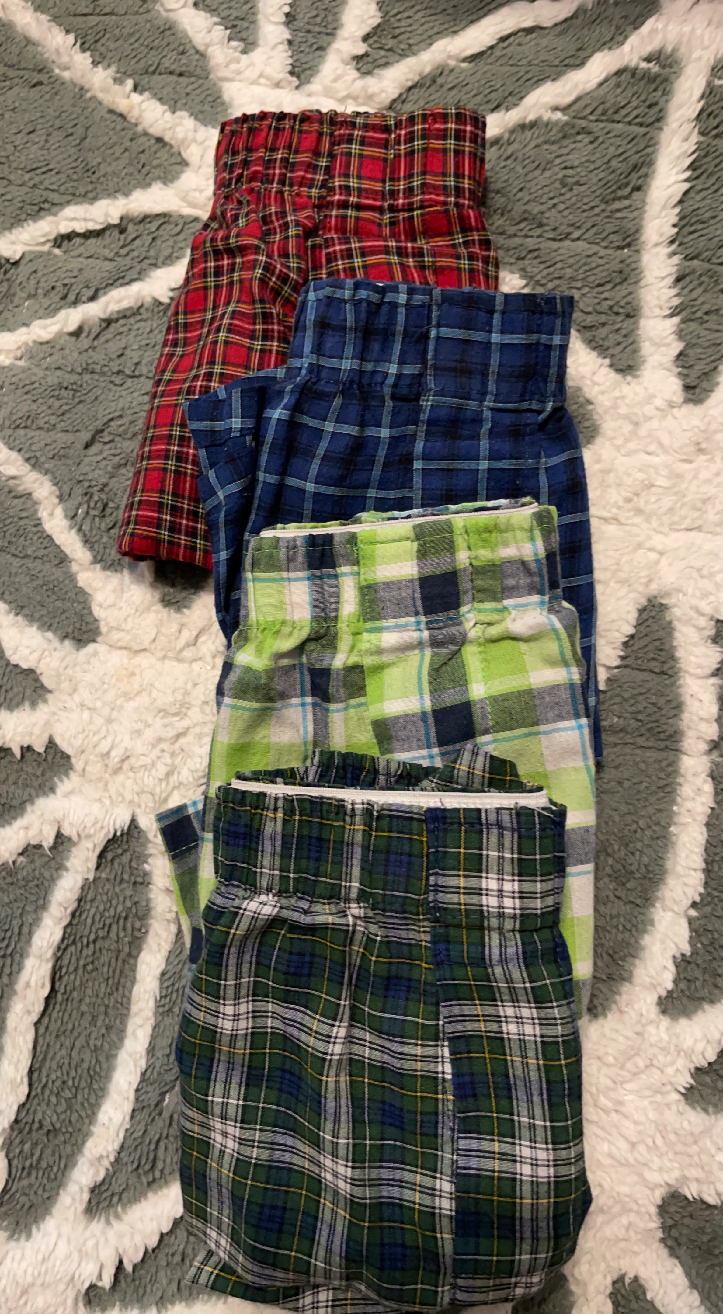 Bundle of 4 Plaid Boxer Shorts boy
