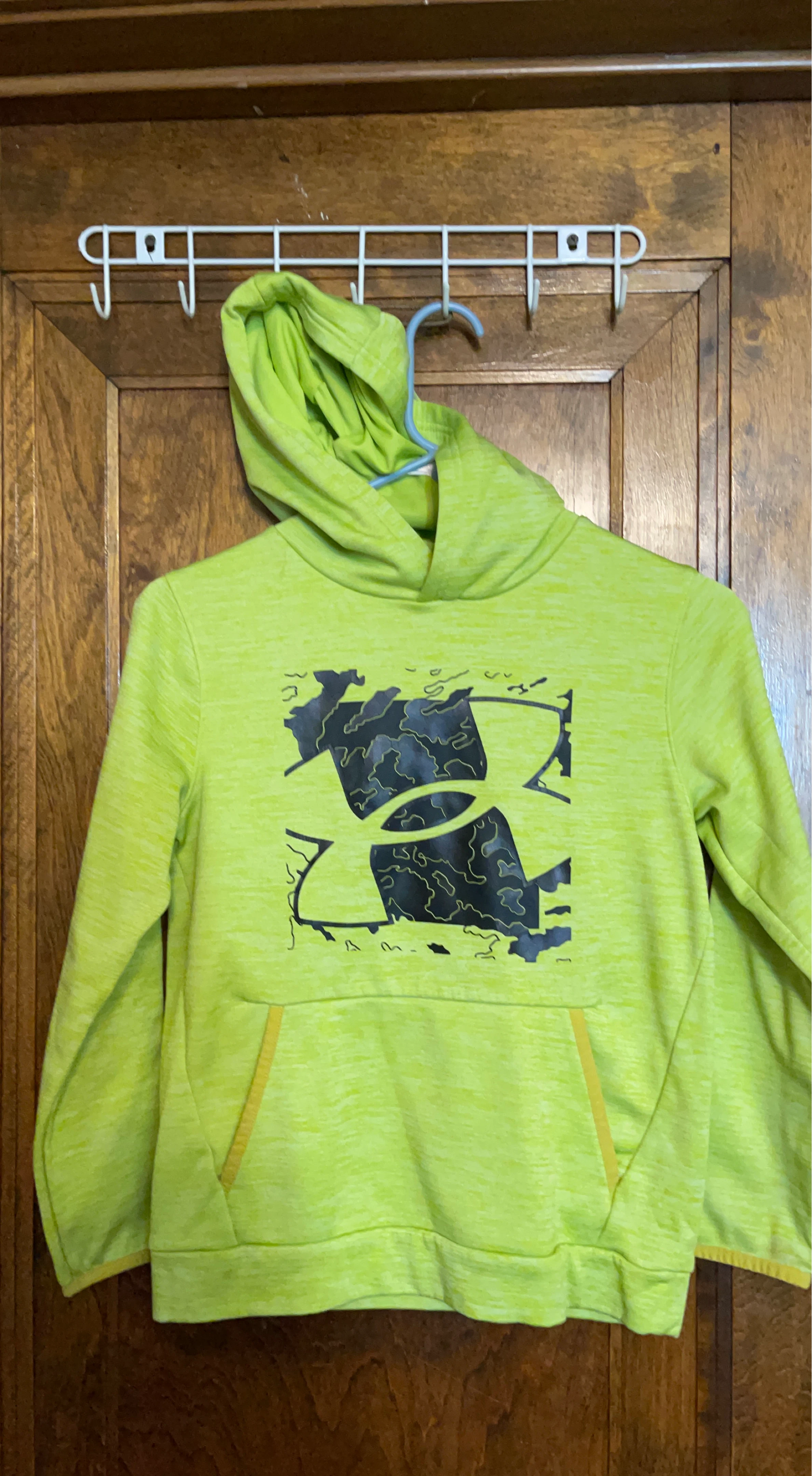 Under Armour Neon Green Hoodie kids