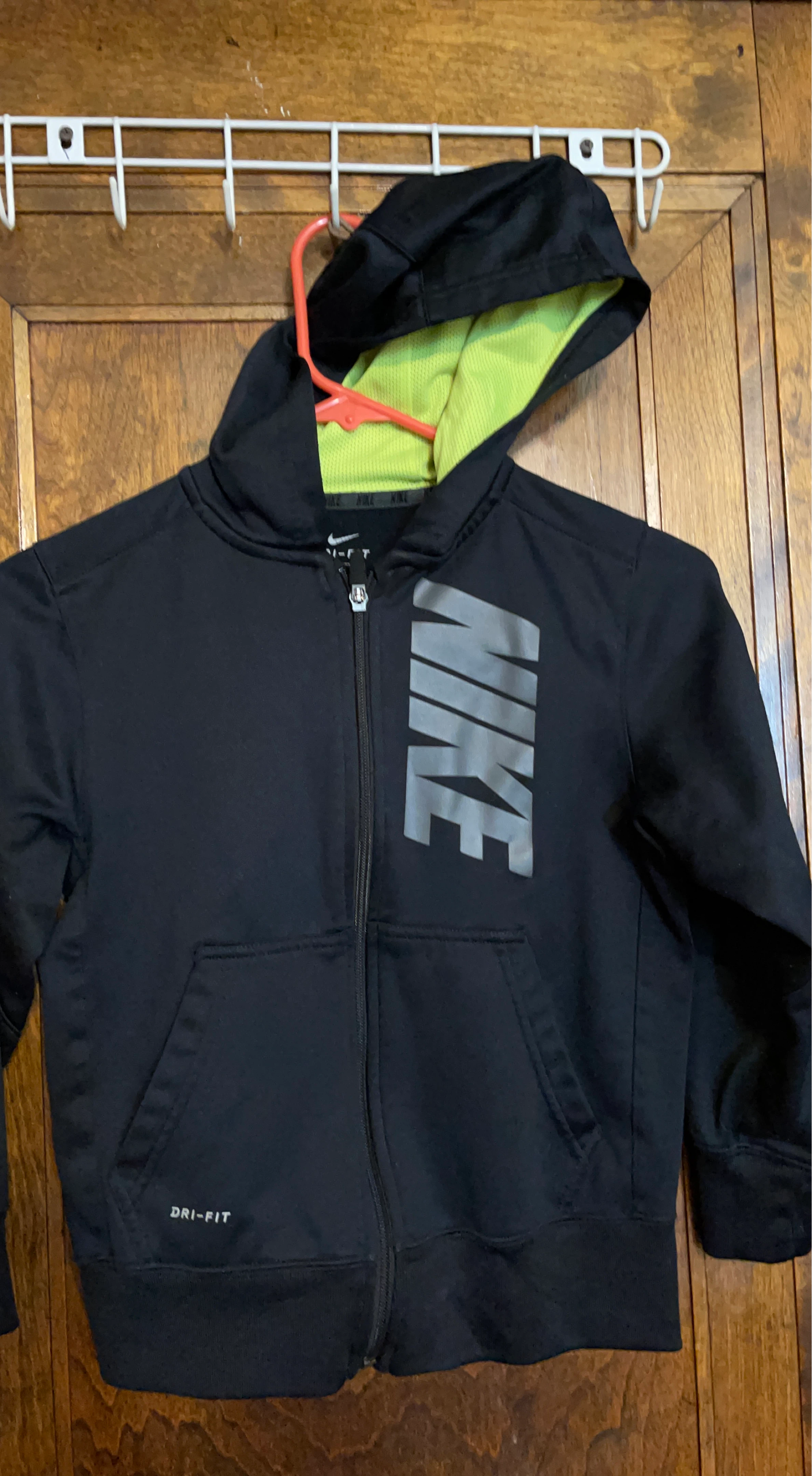 Nike Dri-Fit Black Zip-Up Hoodie