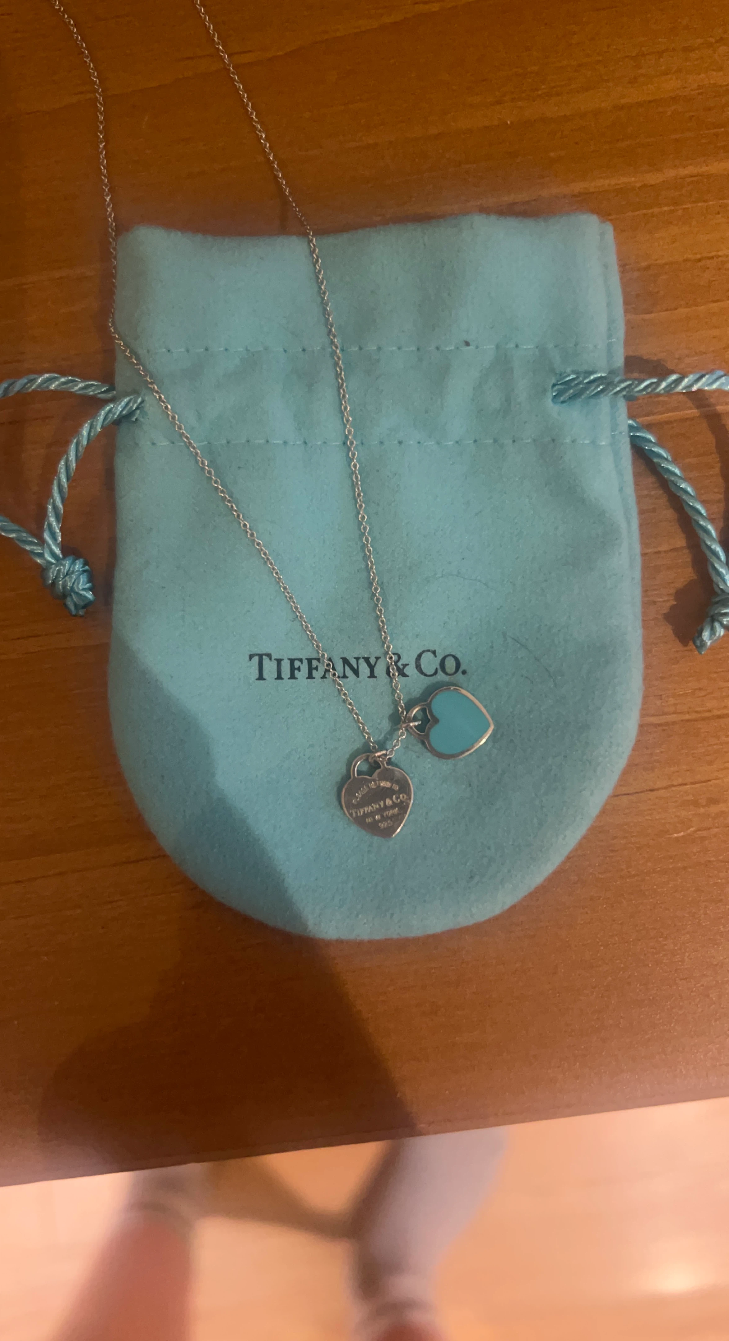Tiffany & Co. Double Heart Necklace