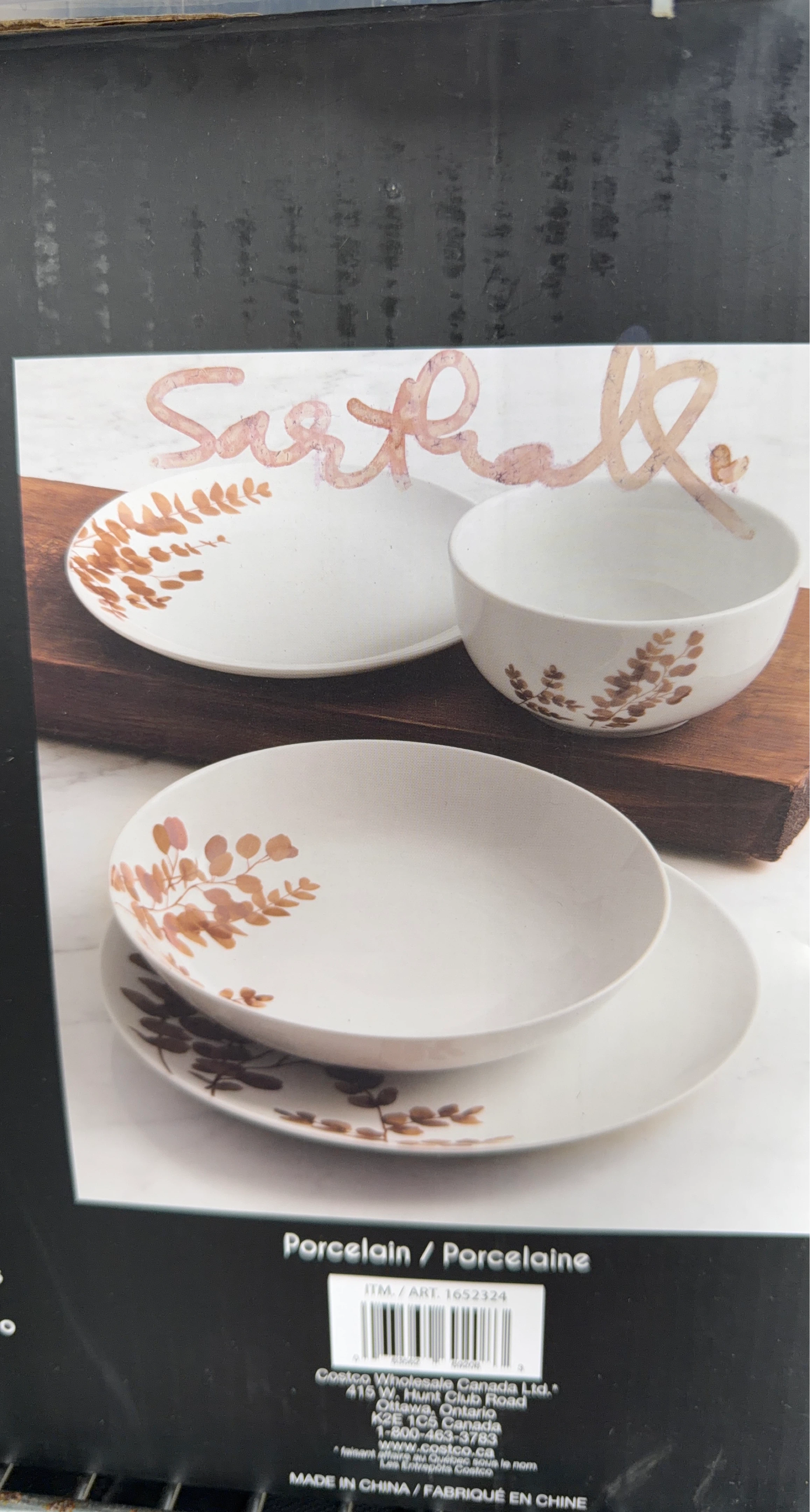 Porcelain Dinnerware Set