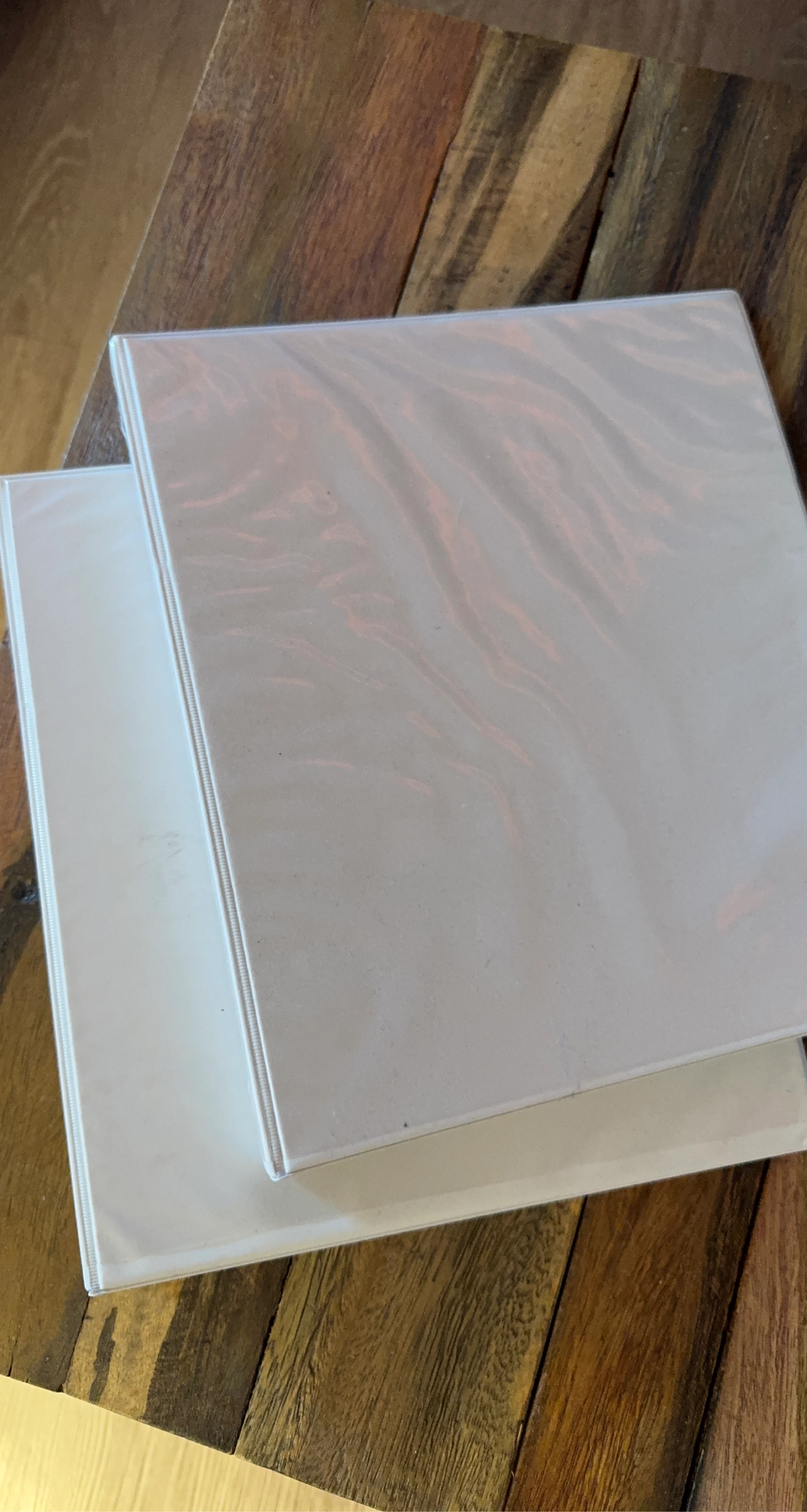 White 3-Ring Binder x2