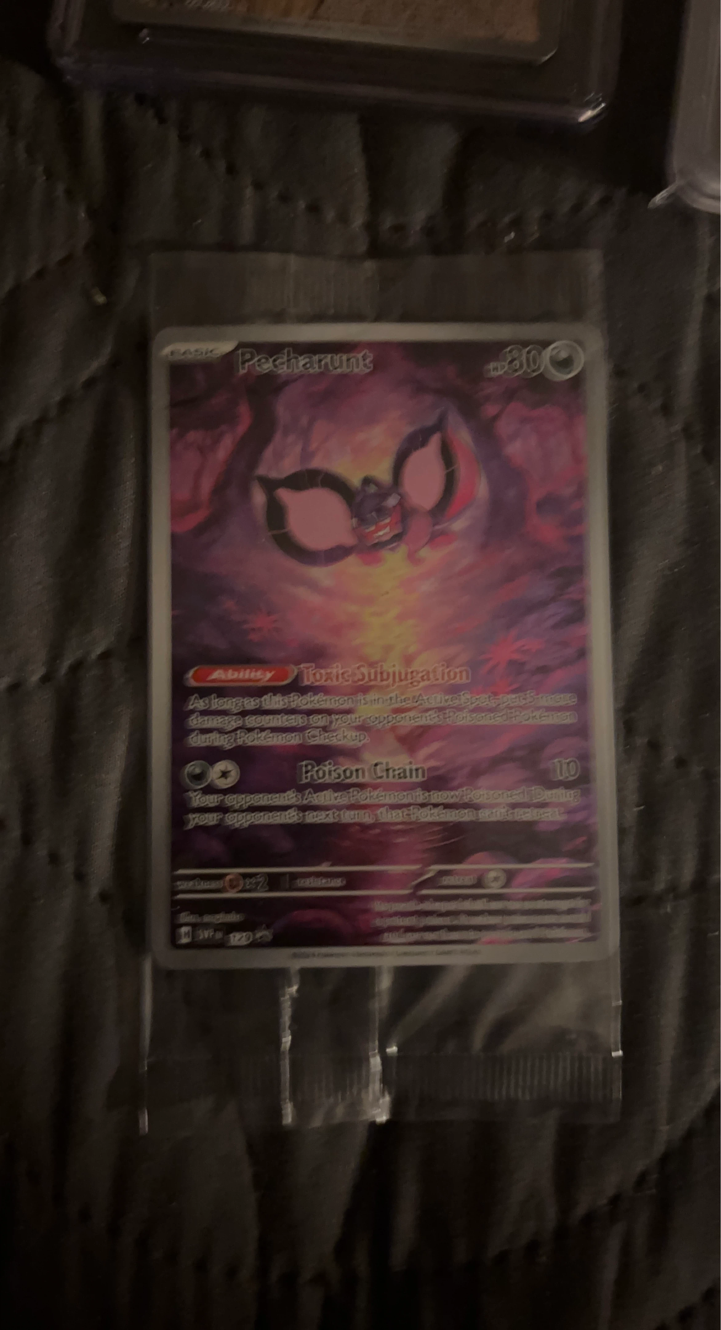 Pecharunt Basic Pokémon Card