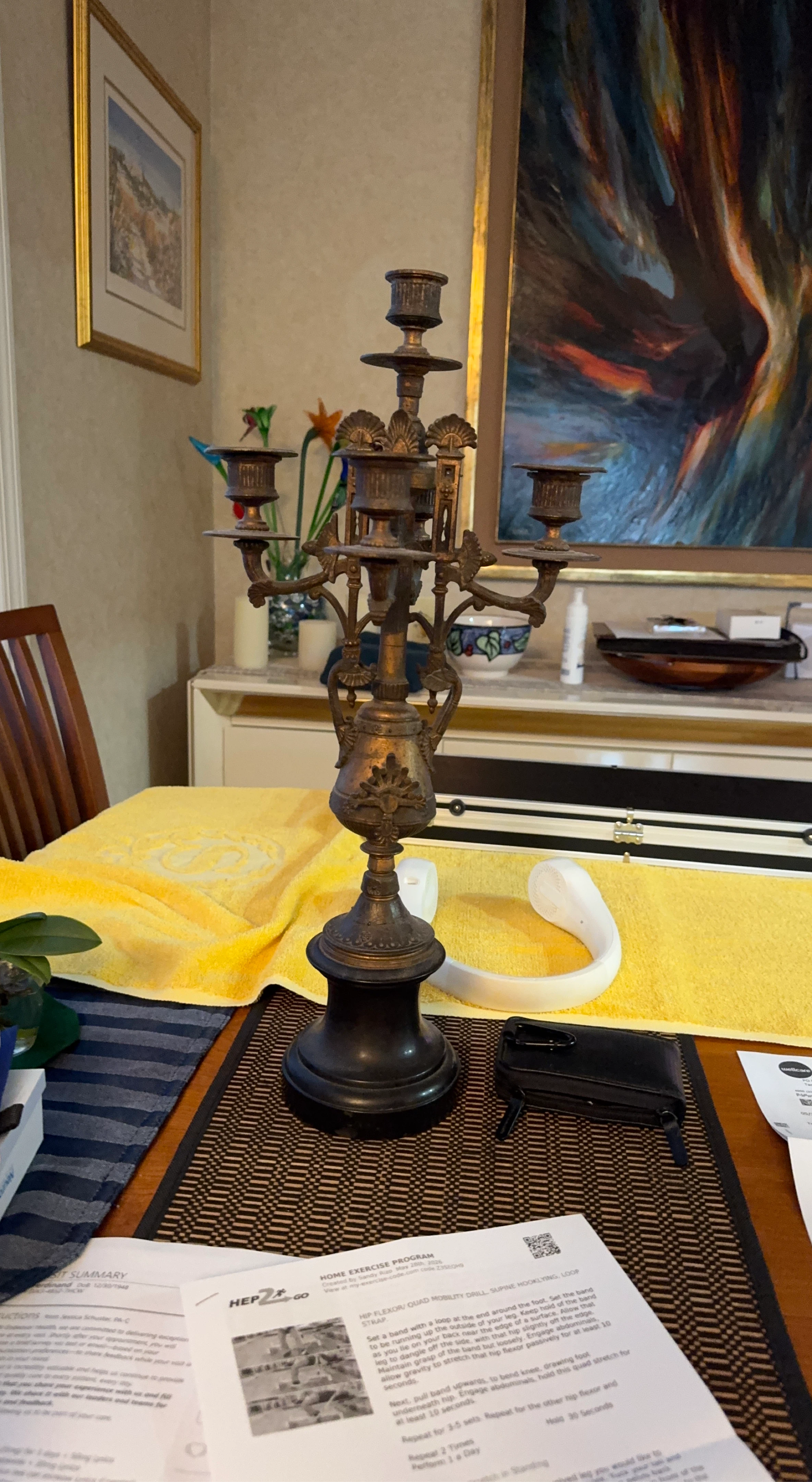 Antique Ornate Candelabra