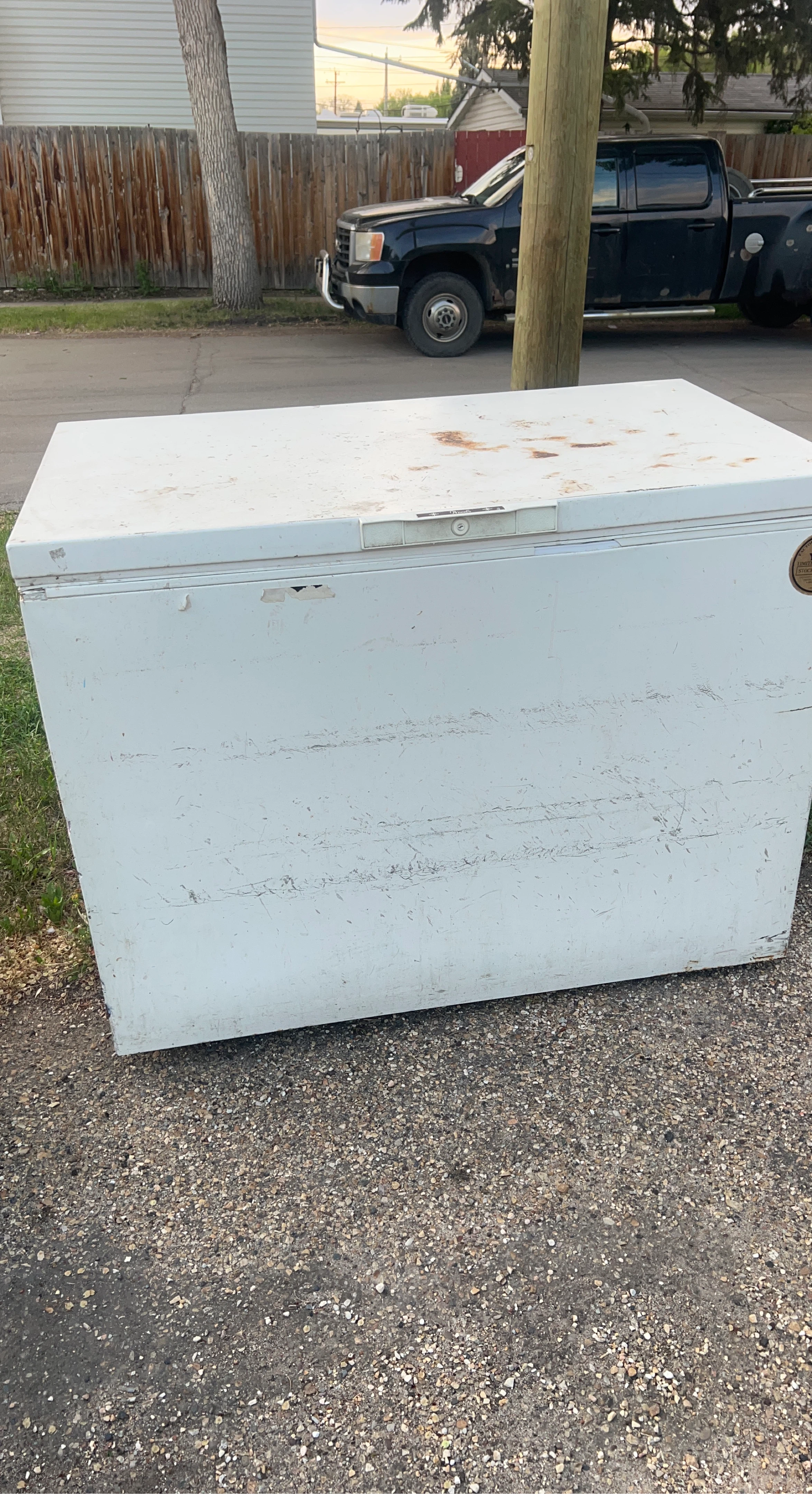 White Chest Freezer