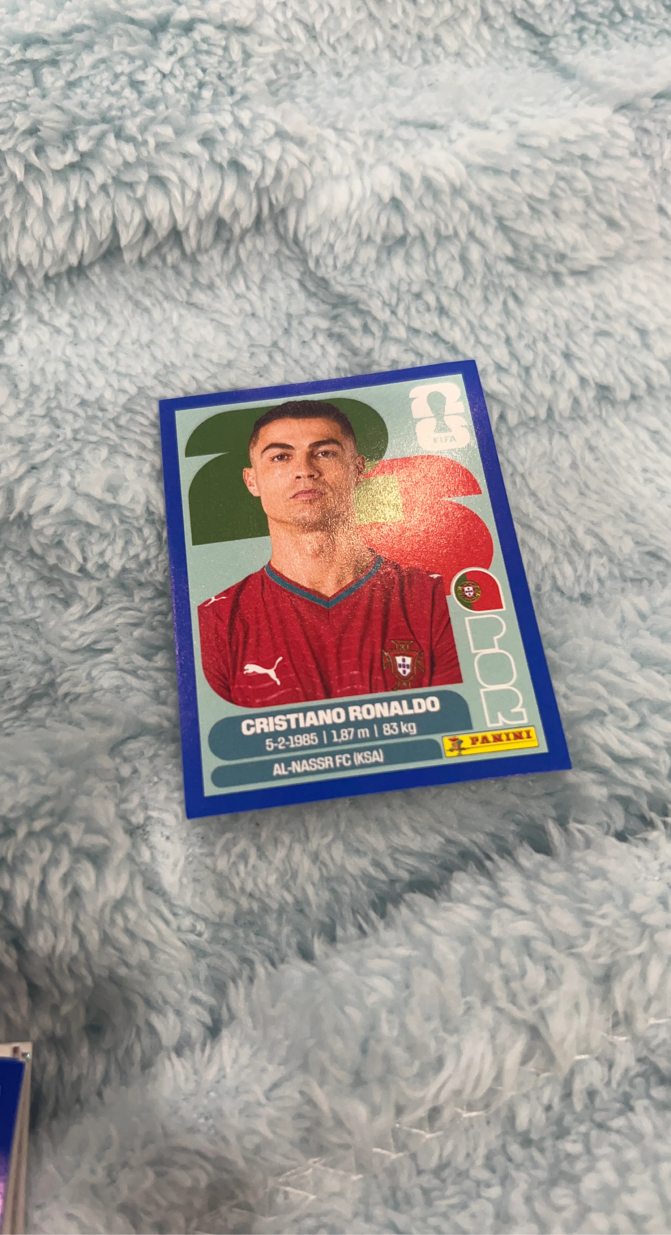 Panini Cristiano Ronaldo Al-Nassr FC Soccer Card