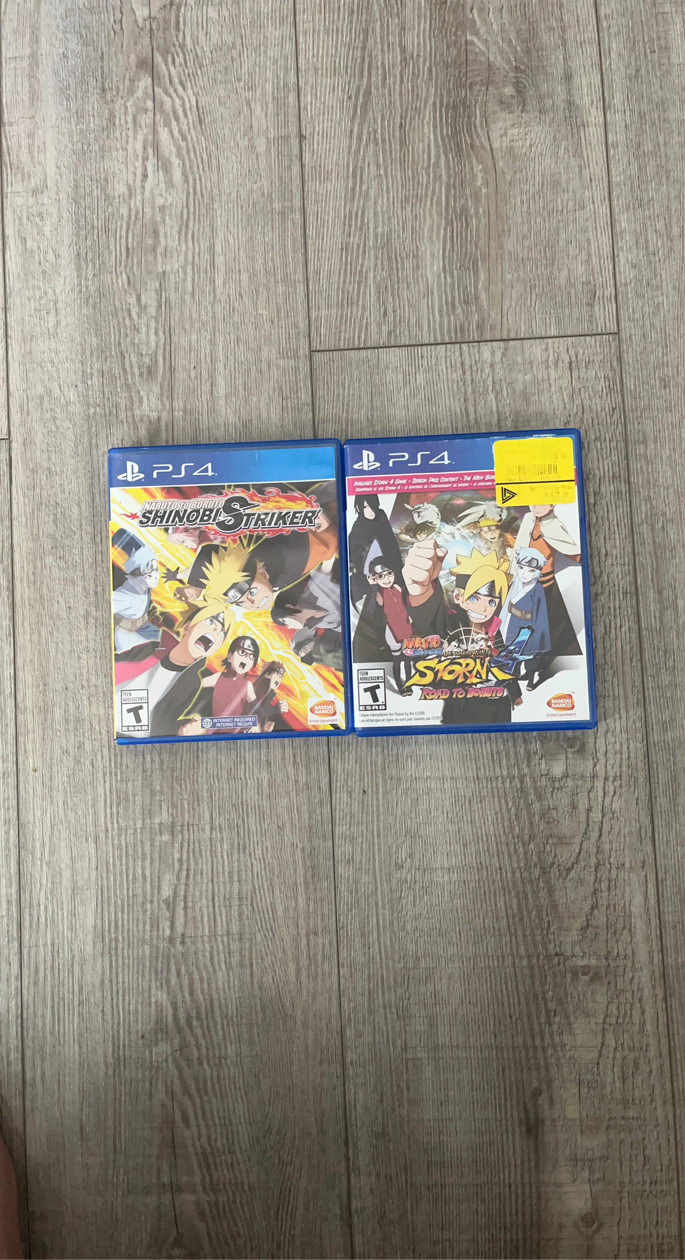 PS4 Naruto Shinobi Striker & Road to Boruto Games