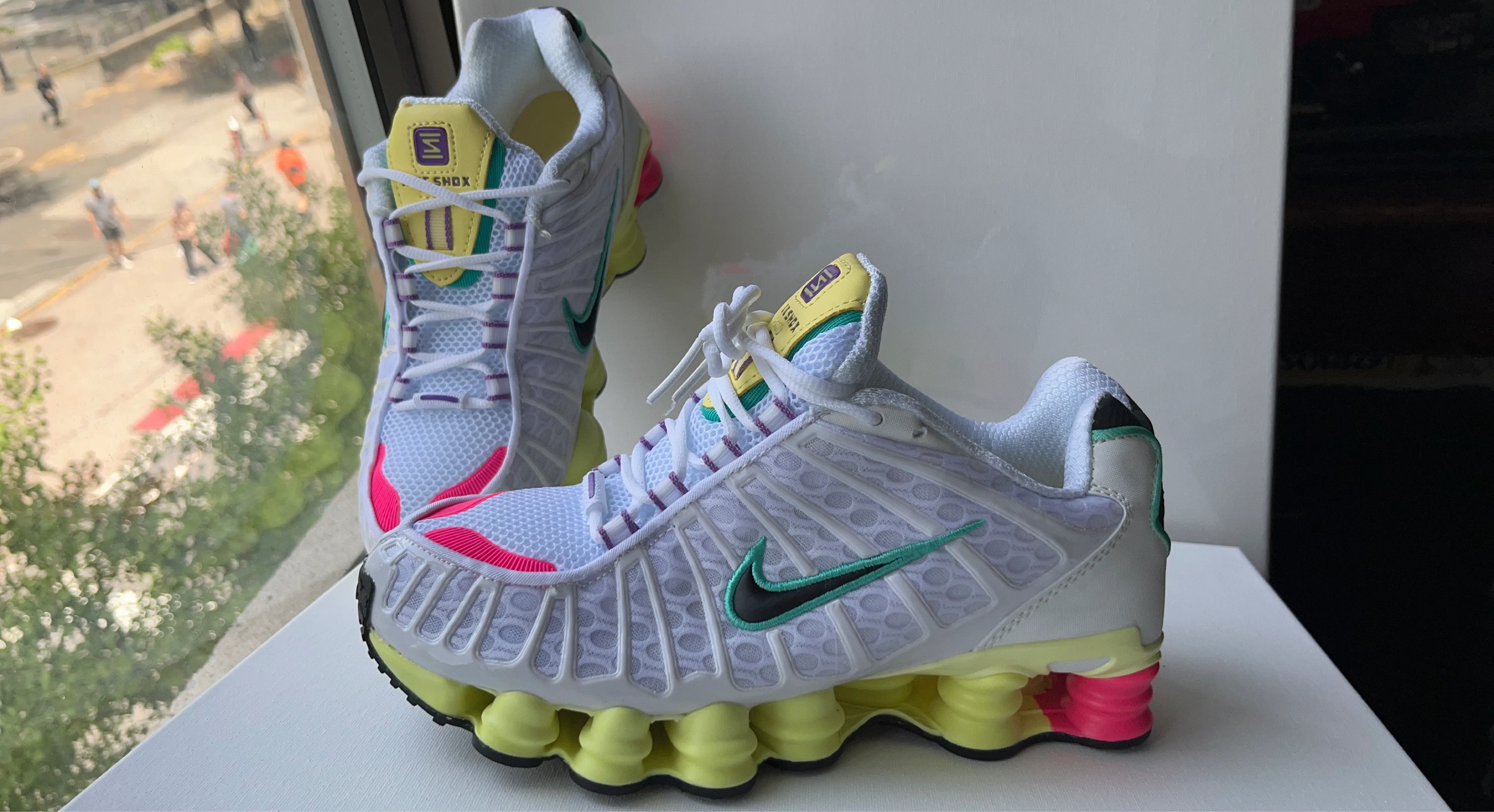 Nike Shox TL White Multi-Color